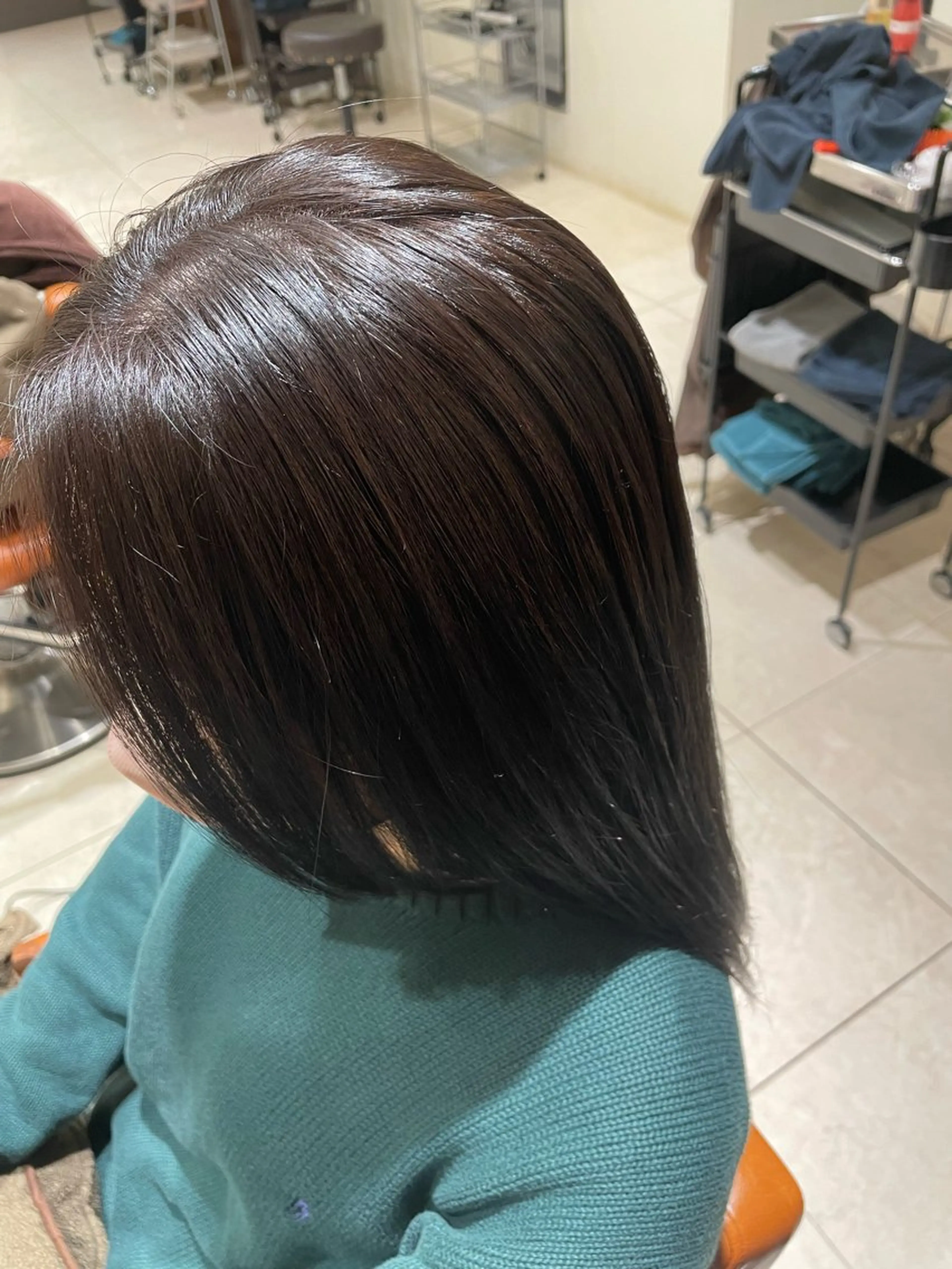 セミロング カラー カット ヘアカラー トリートメント Merry Land日吉所属・暖色/ベージュ/ メンズ/鈴木彩のヘアスタイル