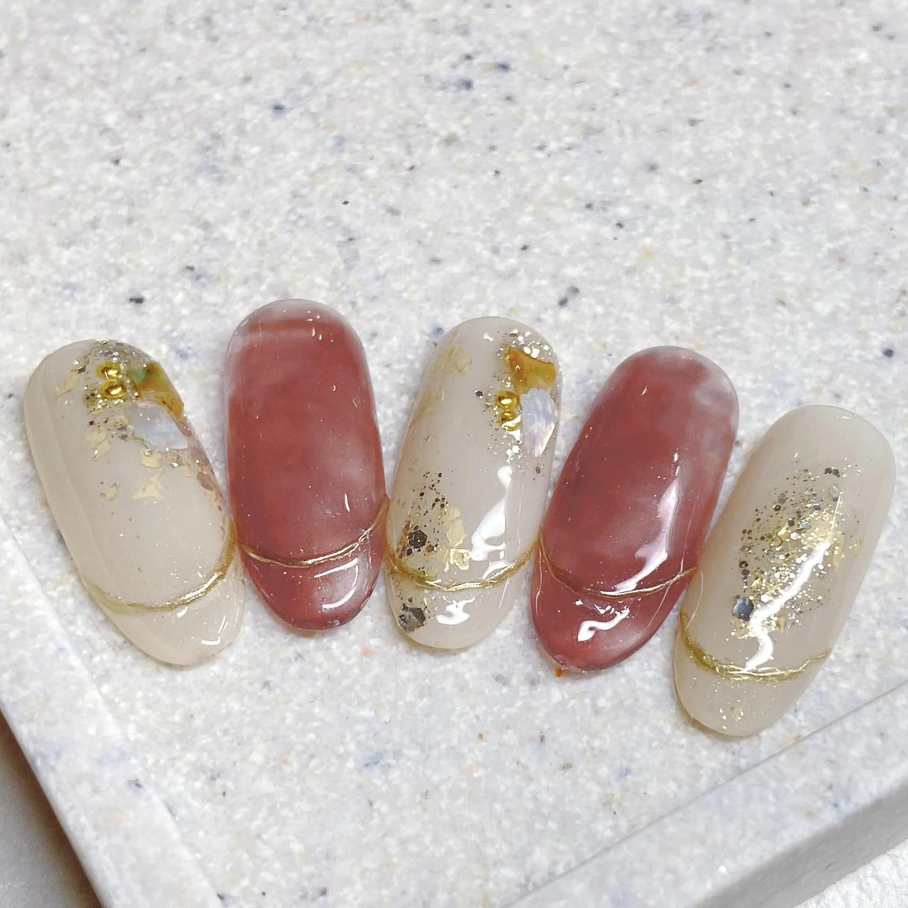 ネイル ニュアンスネイル ハンドネイル ネイリストYuri シェルウェリナ船橋のネイルデザイン