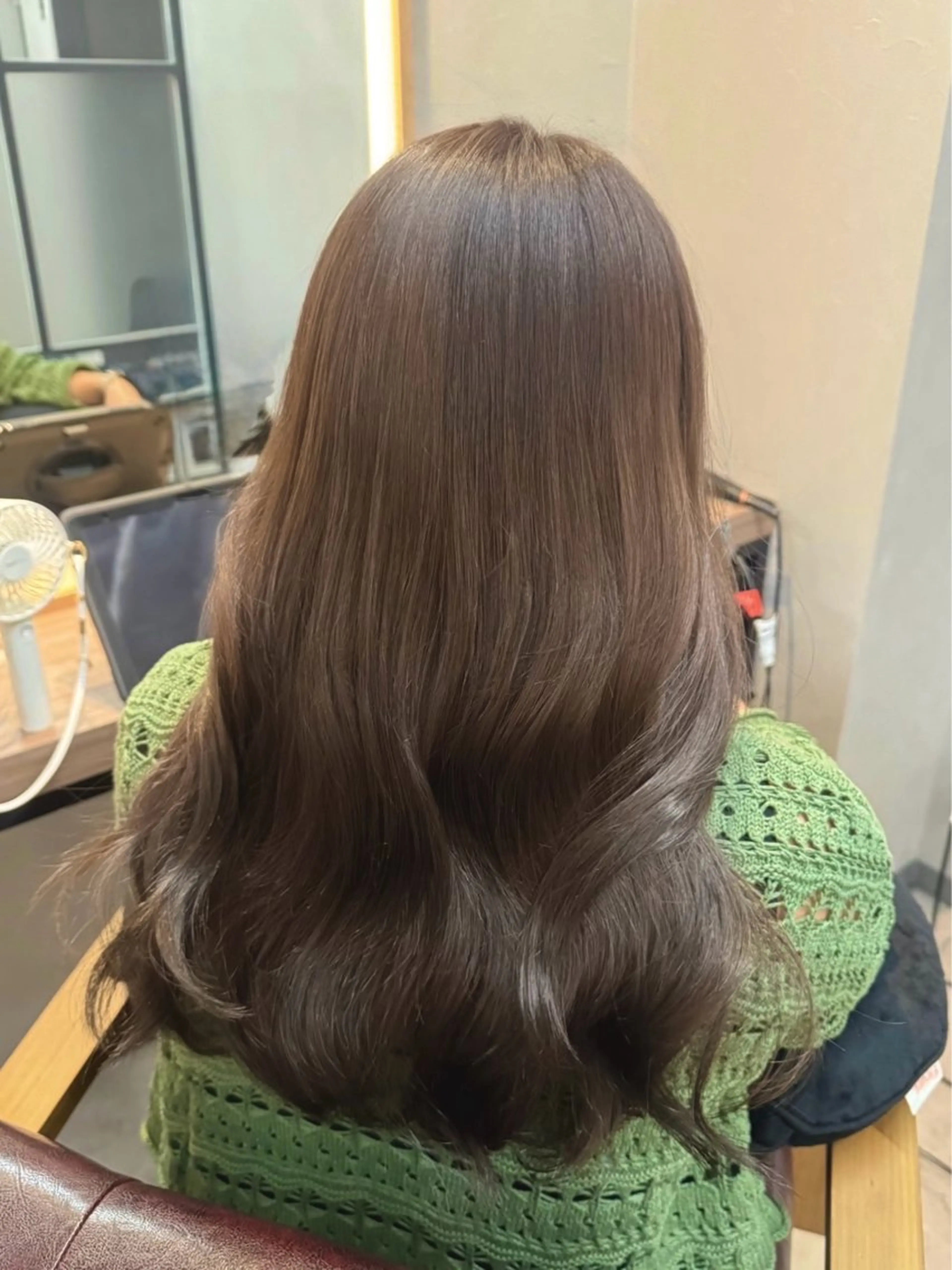 ミディアム カラー ブラウンカラー マロンブラウン カット ヘアカラー トリートメント 艶髪カラー/レイヤー 🐣kokoro🌸のヘアスタイル