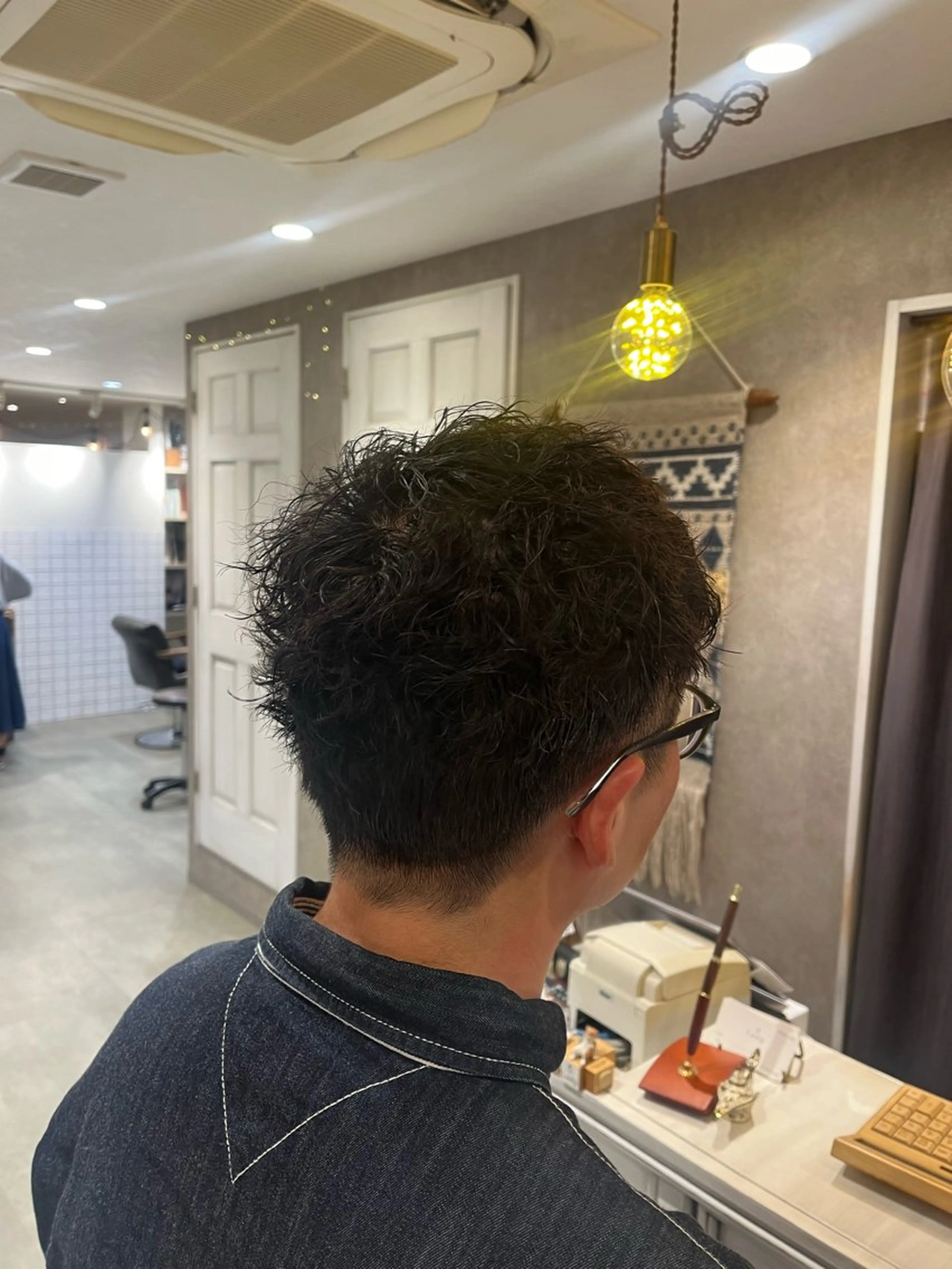 パーマ メンズ カット パーマ Lamp所属・🌀メンズパーマ🌀 🐏丸山祐宇🐏のヘアスタイル