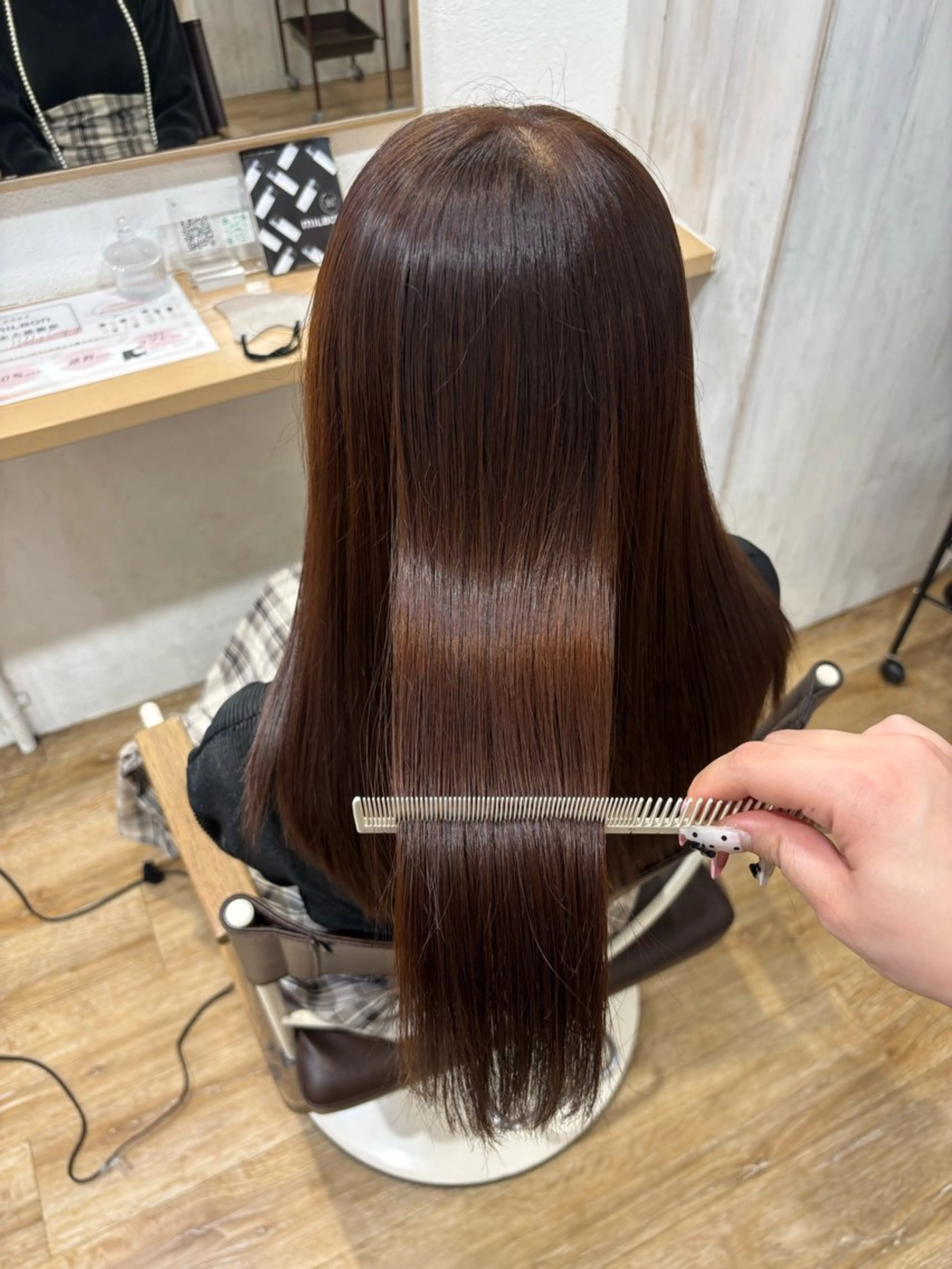 ロング カラー カット ヘアカラー トリートメント ️🩵透明感カラー Yūka🩵のヘアスタイル