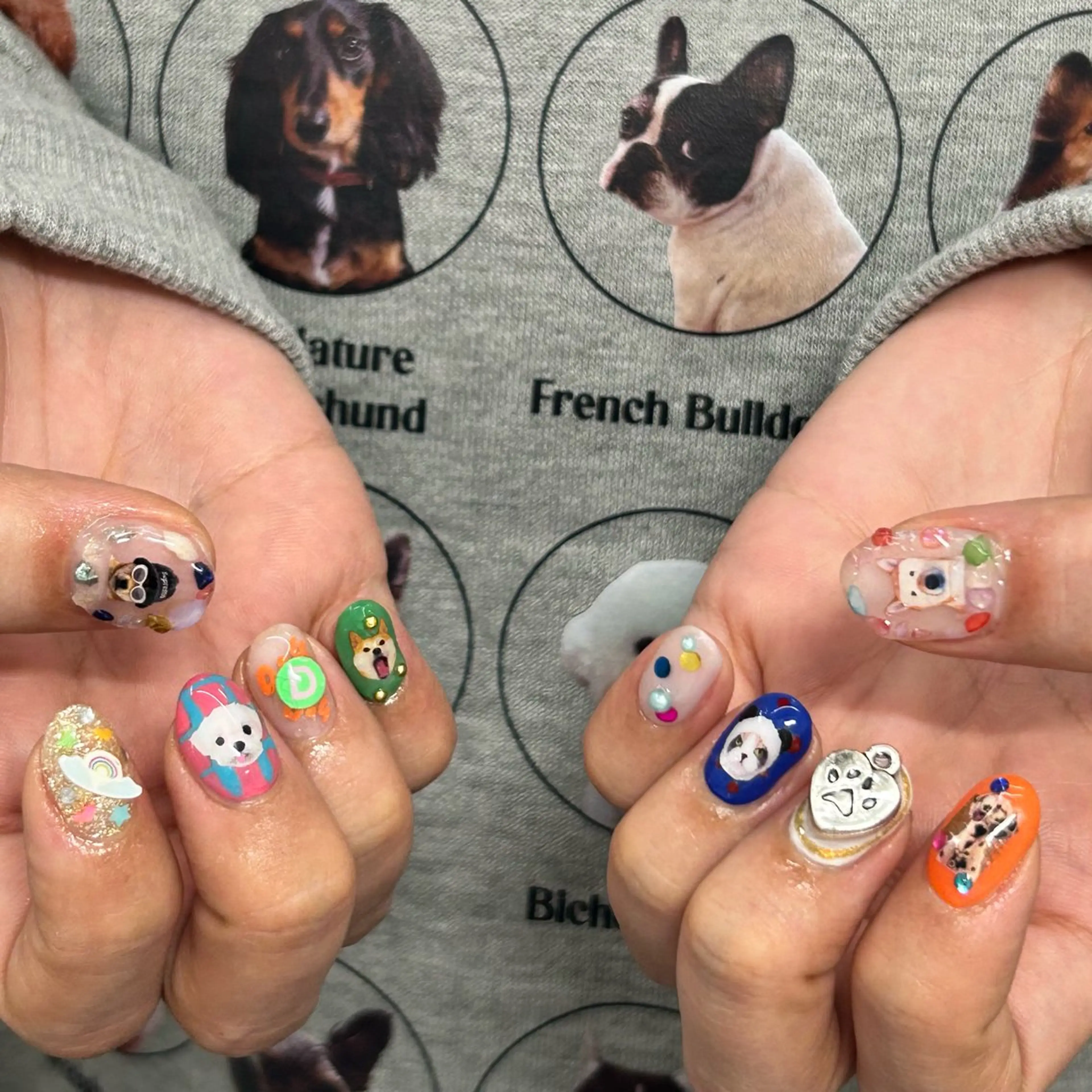 ネイル ハンドネイル プライベートネイルサロンone nail所属・one nail 【カラフル/個性派】のネイルデザイン