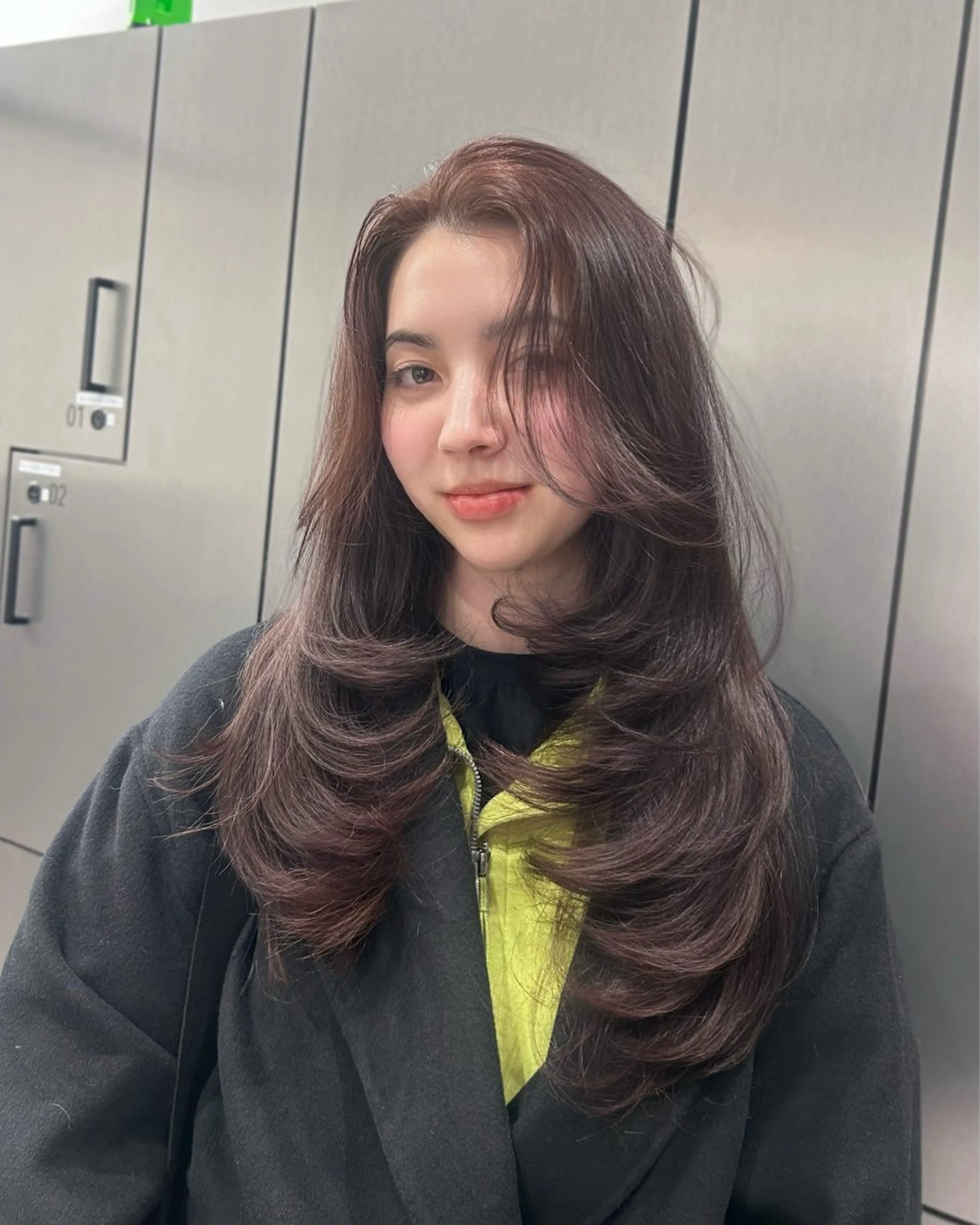 ロング レイヤーカット カット ヘアカラー 大人レイヤー/艶髪 🇺🇸TOMONAのヘアスタイル