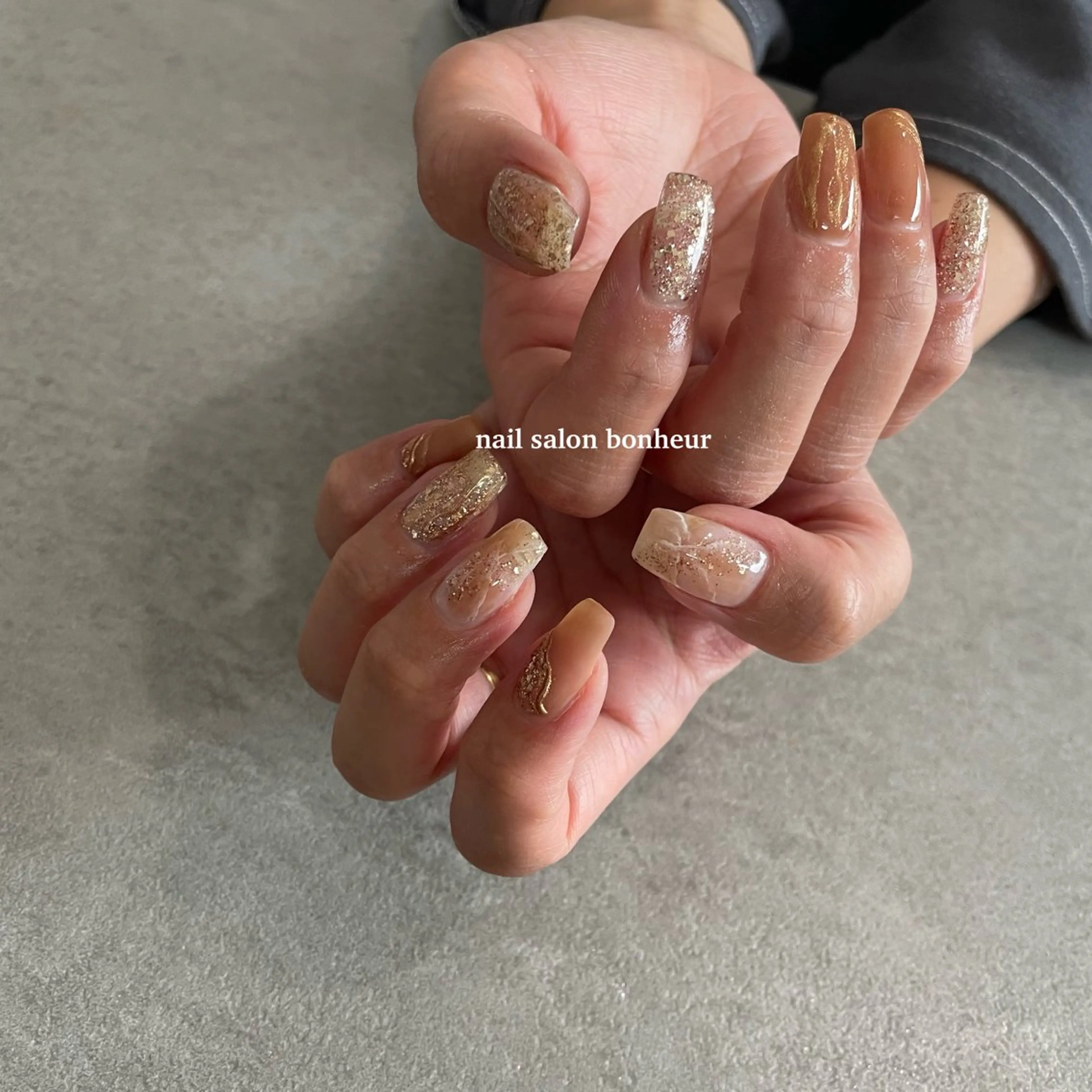 ネイル ハンドネイル nail salon bonheurのネイルデザイン