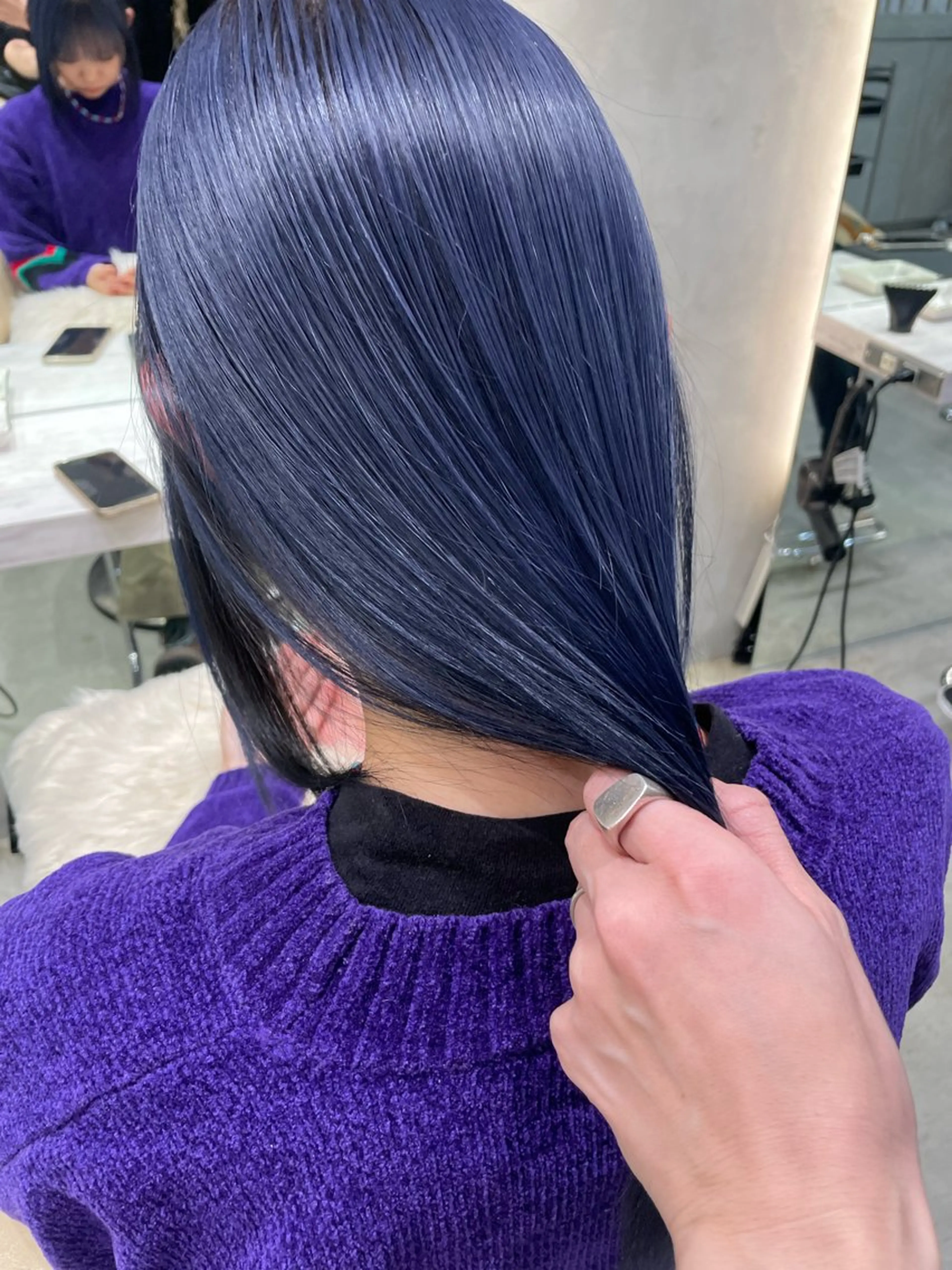 ミディアム カラー 宮嶋 蓮のヘアスタイル