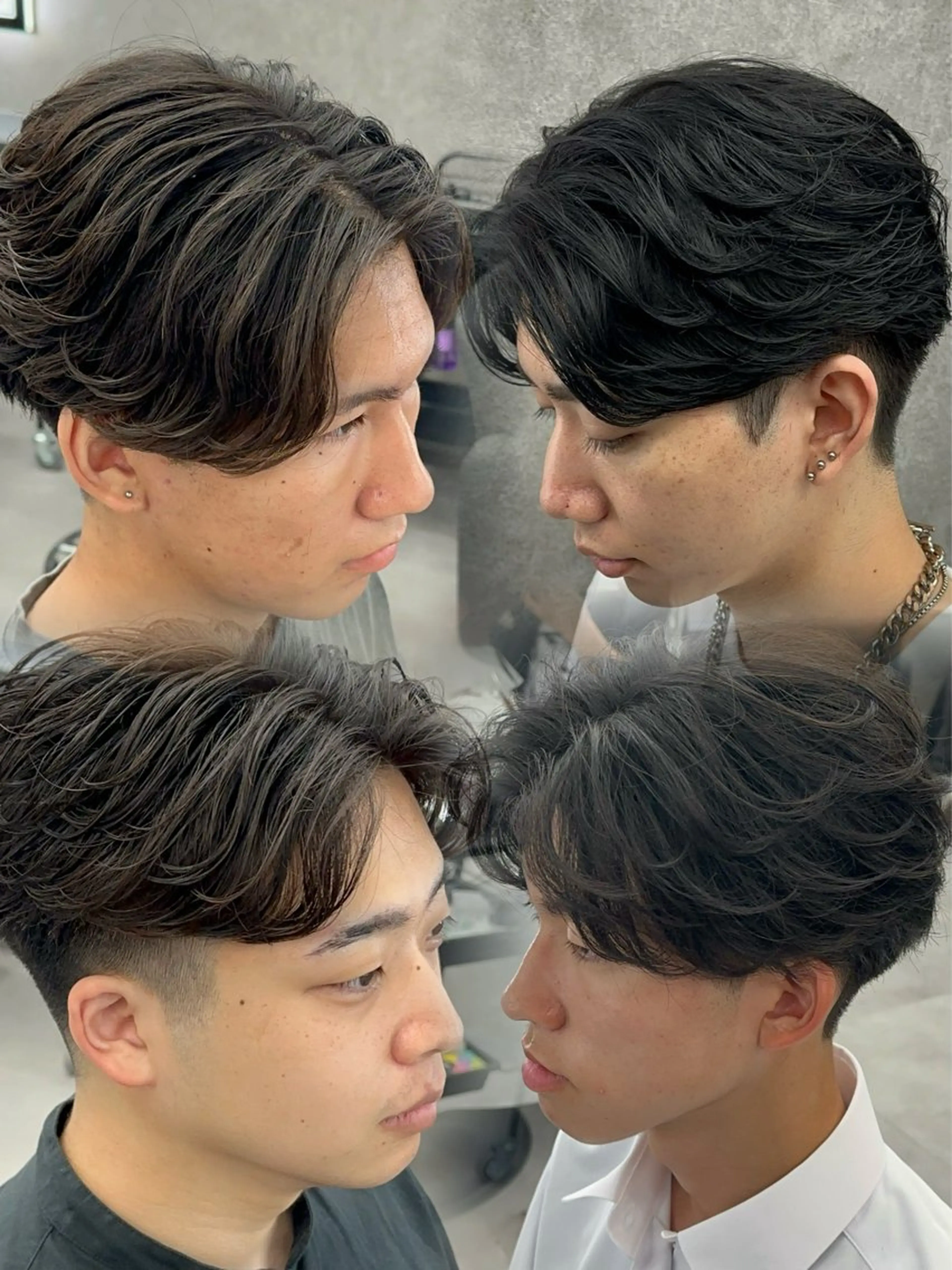 カラー パーマ メンズ メンズパーマ カット パーマ 札幌メンズヘア指名 No.1光👑👑のヘアスタイル