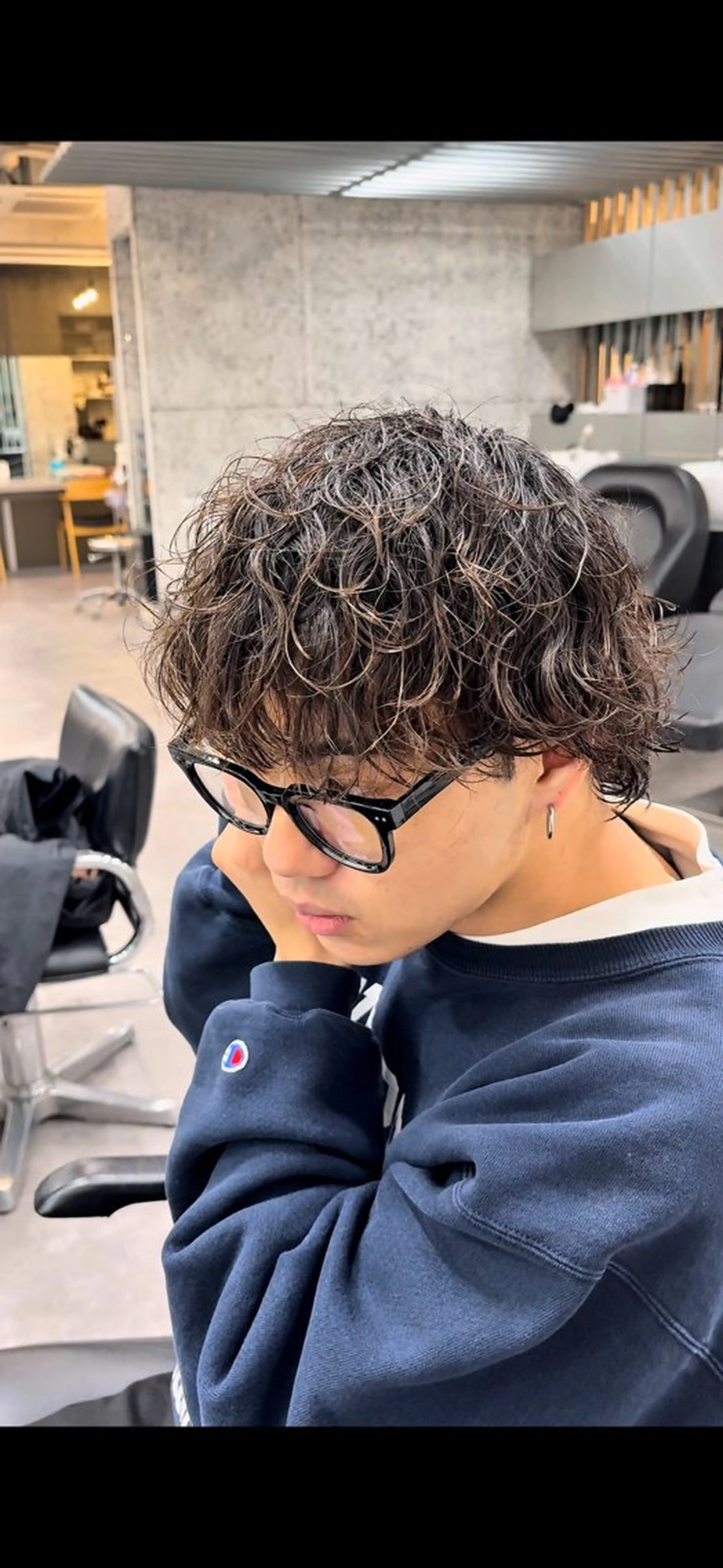 カット＋波巻きパーマ+3STEPトリートメントの写真
