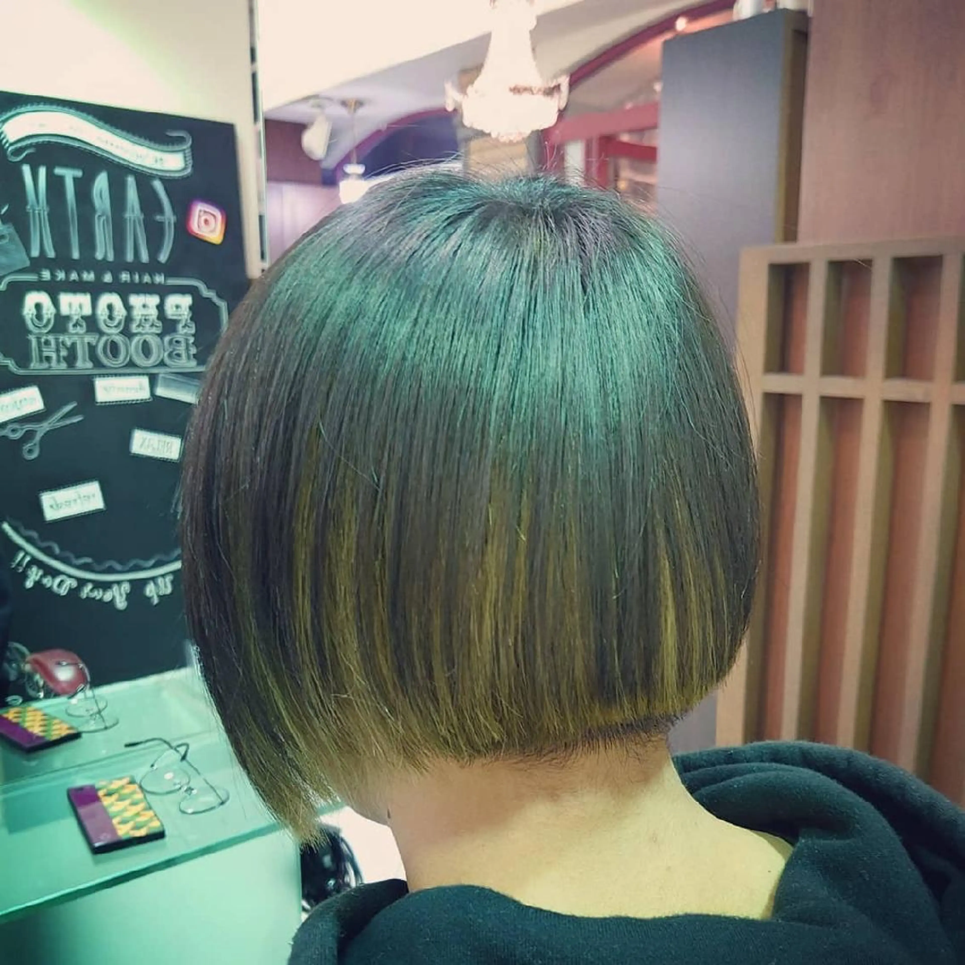 ショート ヘアアレンジ 前下がりボブ ボブ 🐺一ノ瀬 凌 / デザインウルフ🐺のヘアスタイル