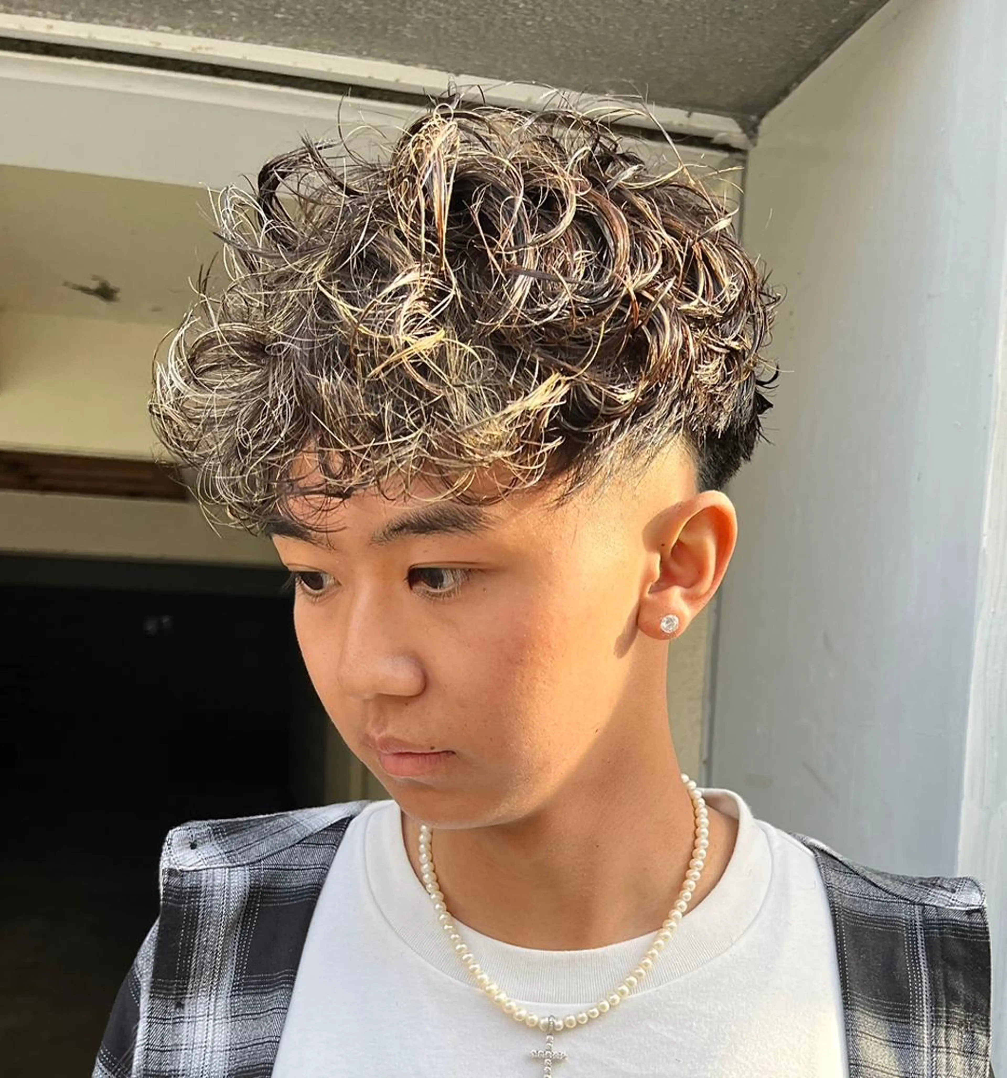 パーマ メンズ カット パーマ 猪原 海斗メンズパーマのヘアスタイル
