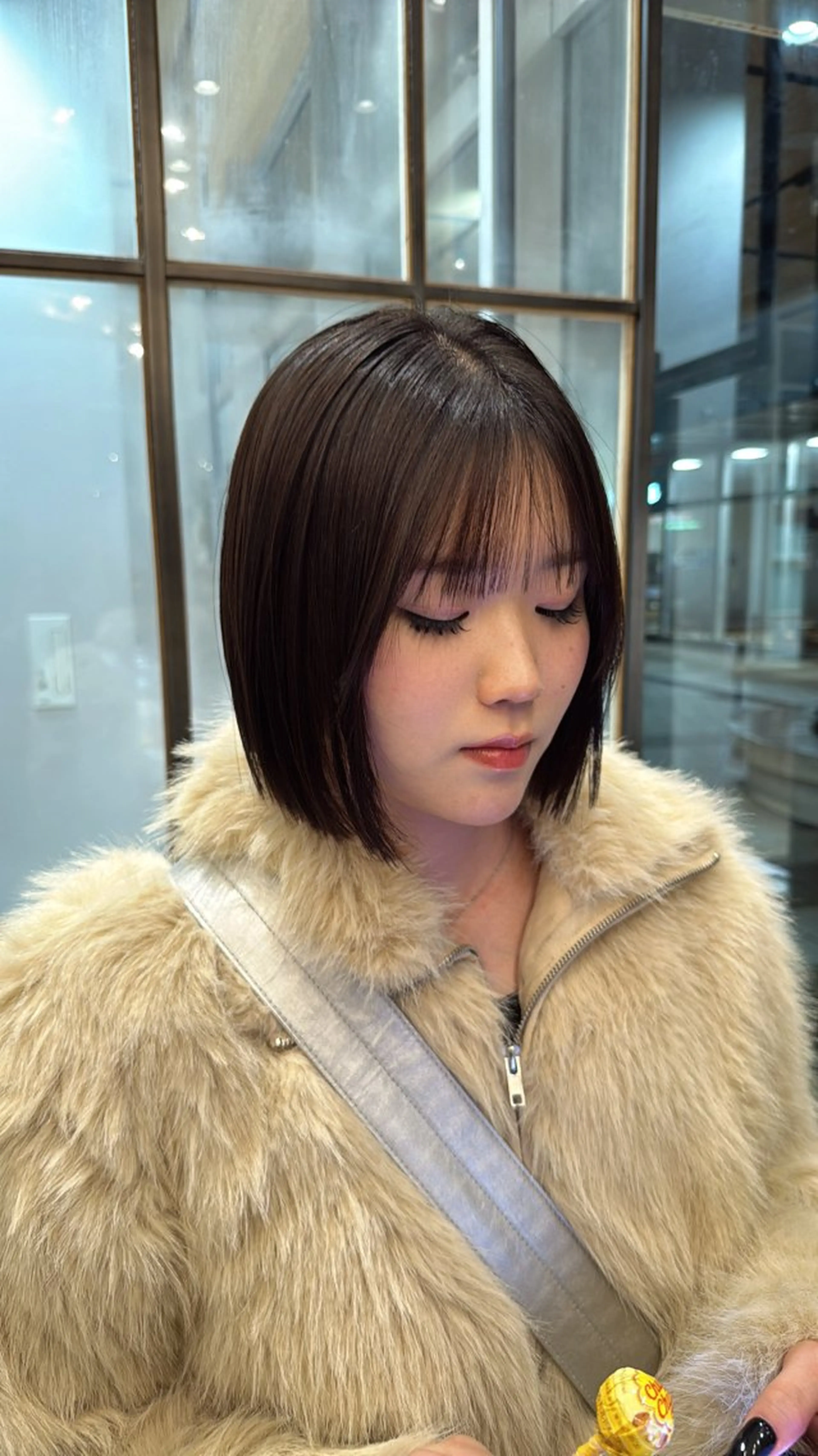 ショート カット パーマ レイヤーカット /momocaのヘアスタイル