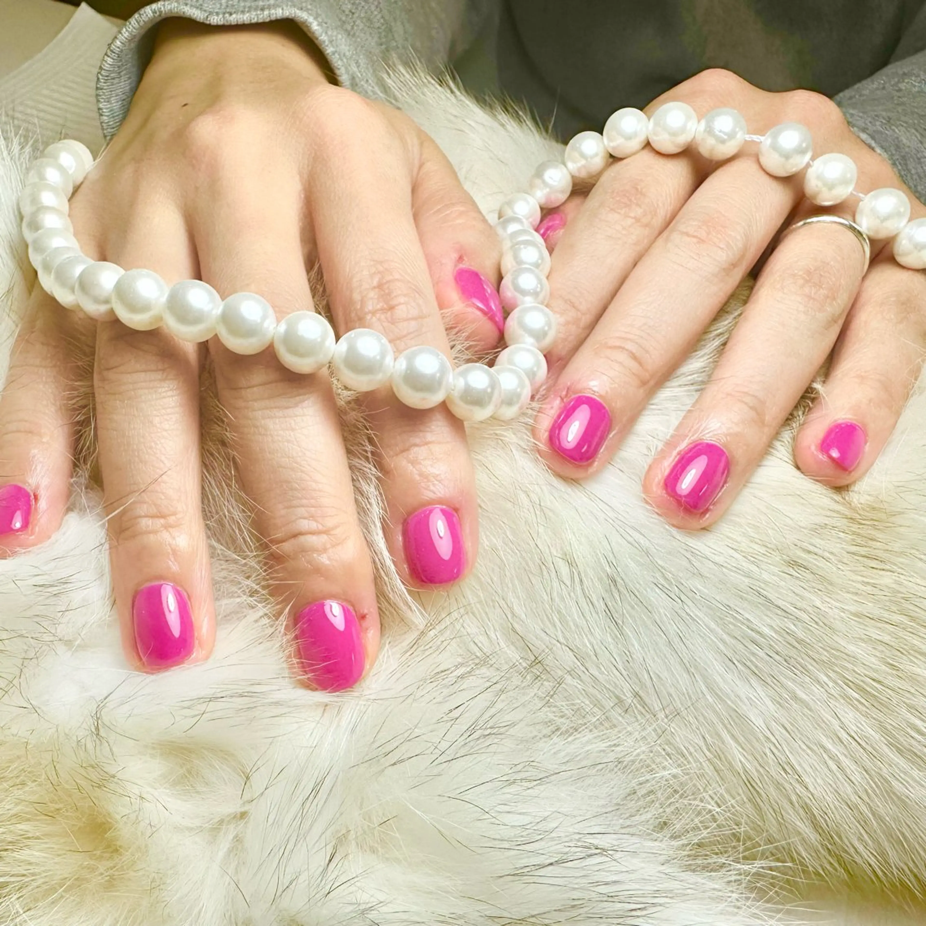 ネイル ワンカラーネイル ハンドネイル ハンドケア nail salon Feerieのネイルデザイン