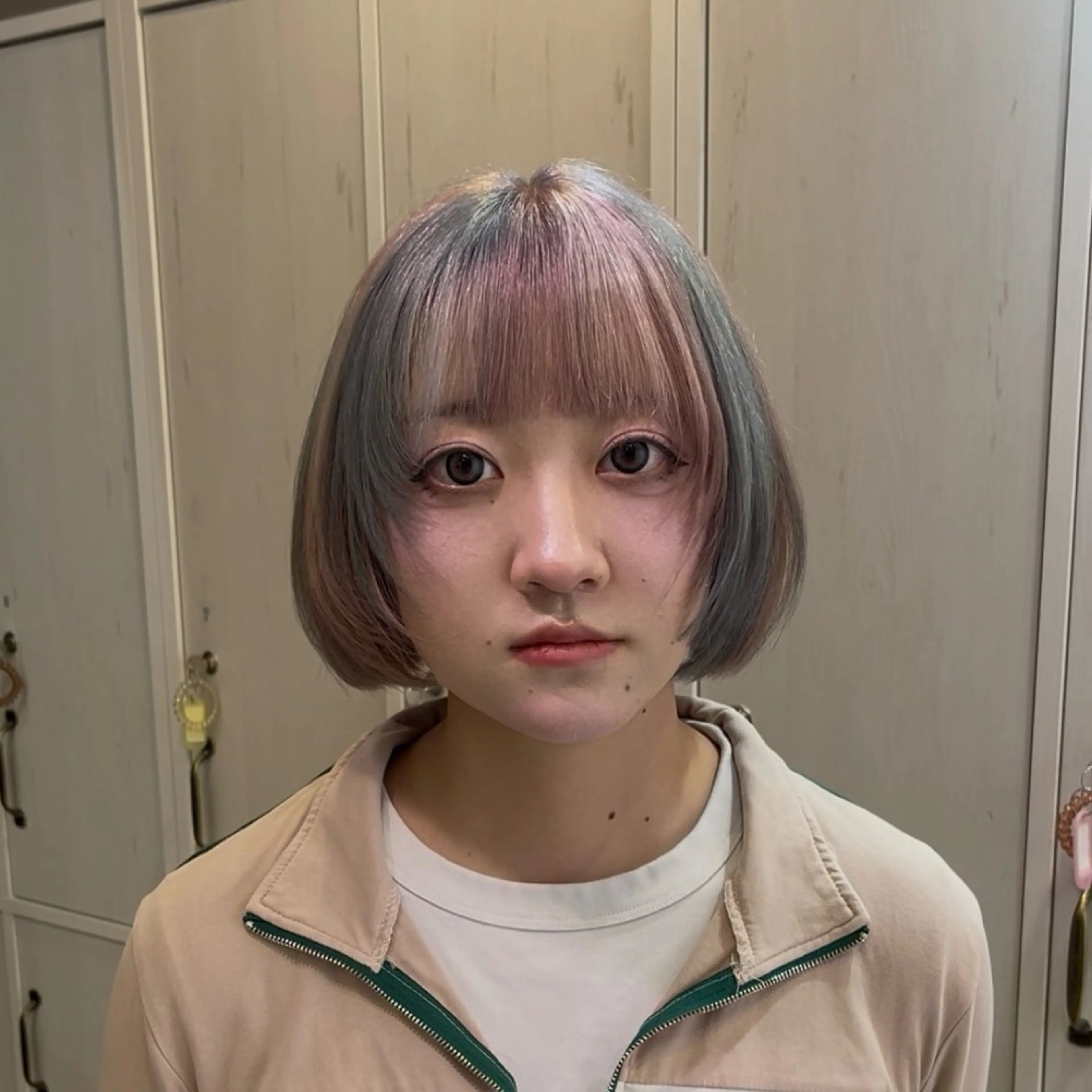 ショート カラー デザインカラー ヘアカラー アンク・クロス池袋店所属・ankcross ☁️Yunaのヘアスタイル