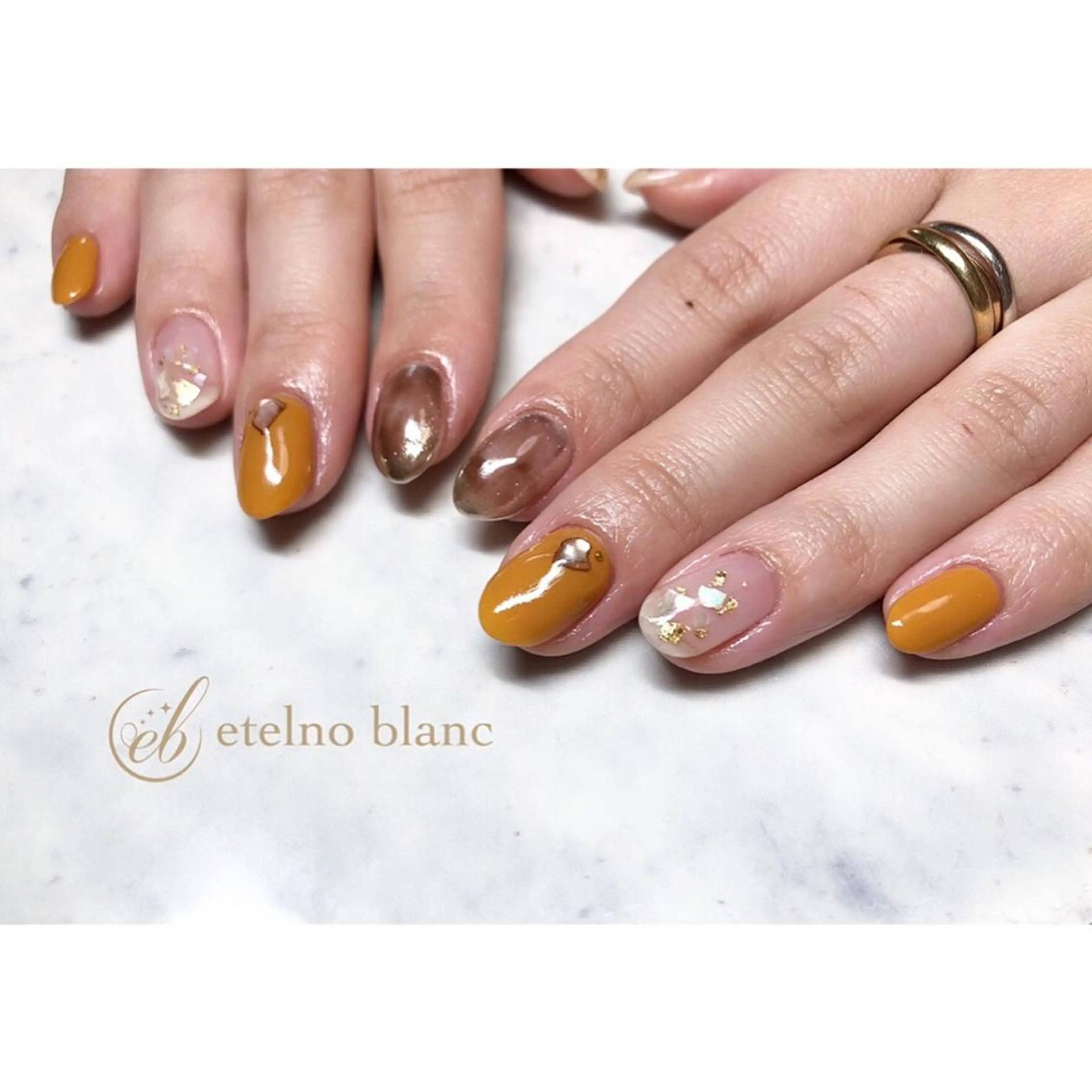 ネイル etelno blanc中目黒のネイルデザイン