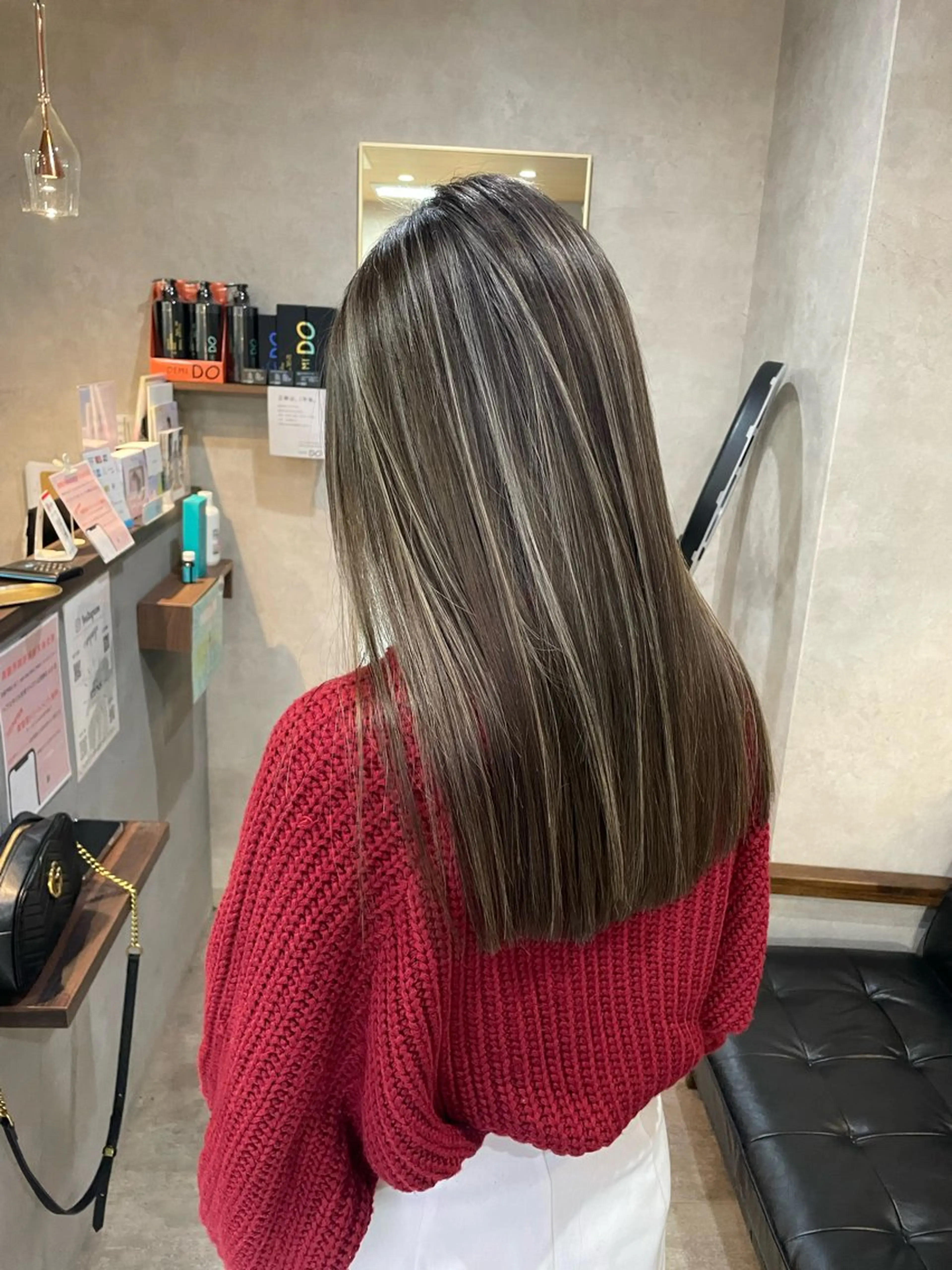 ロング カラー ブリーチ ハイライトカラー ハイライト RIENS / ayu ♡のヘアスタイル