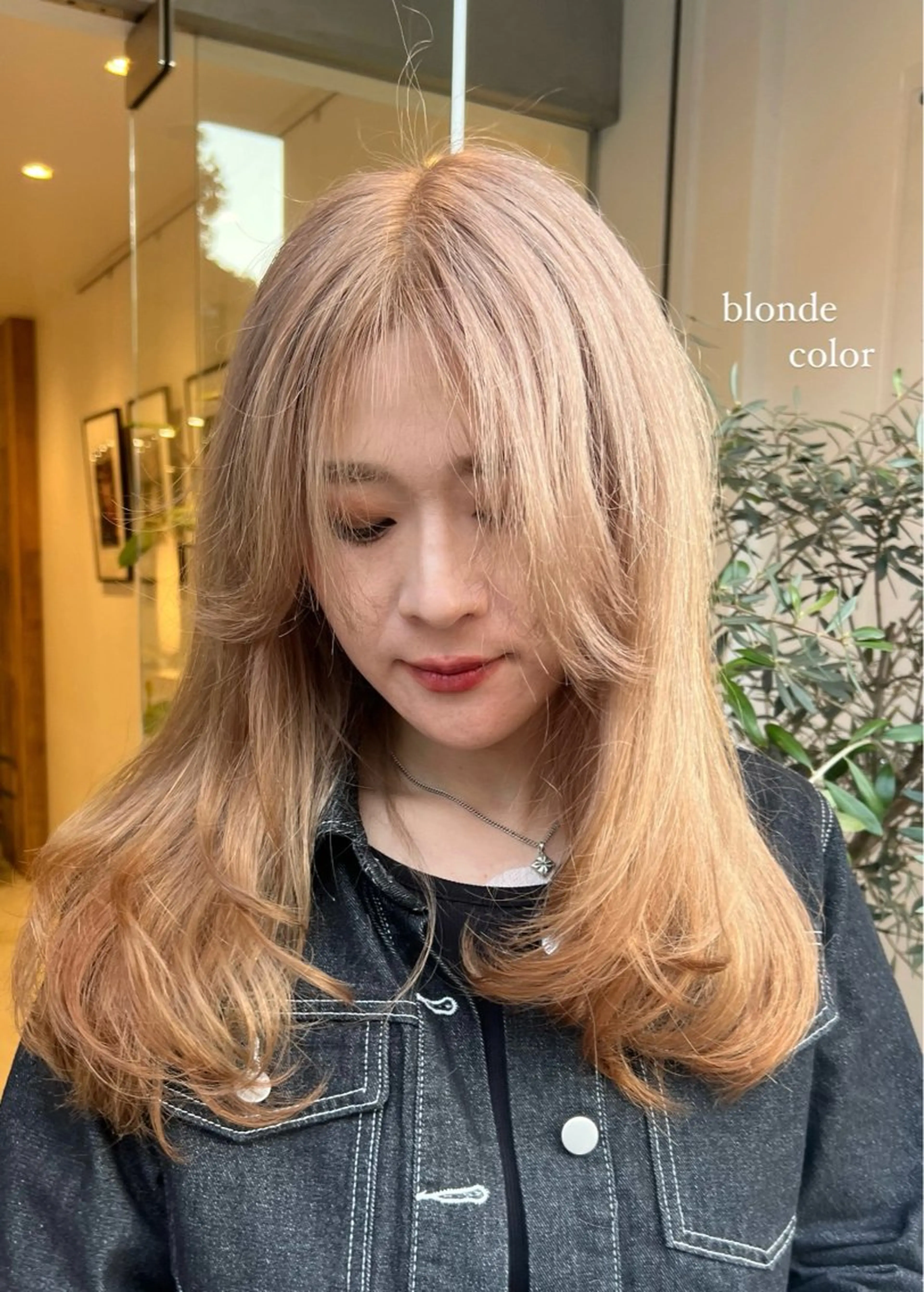 セミロング カット ヘアカラー トリートメント パーマ/名古屋パーマ / コデラ ナナホのヘアスタイル