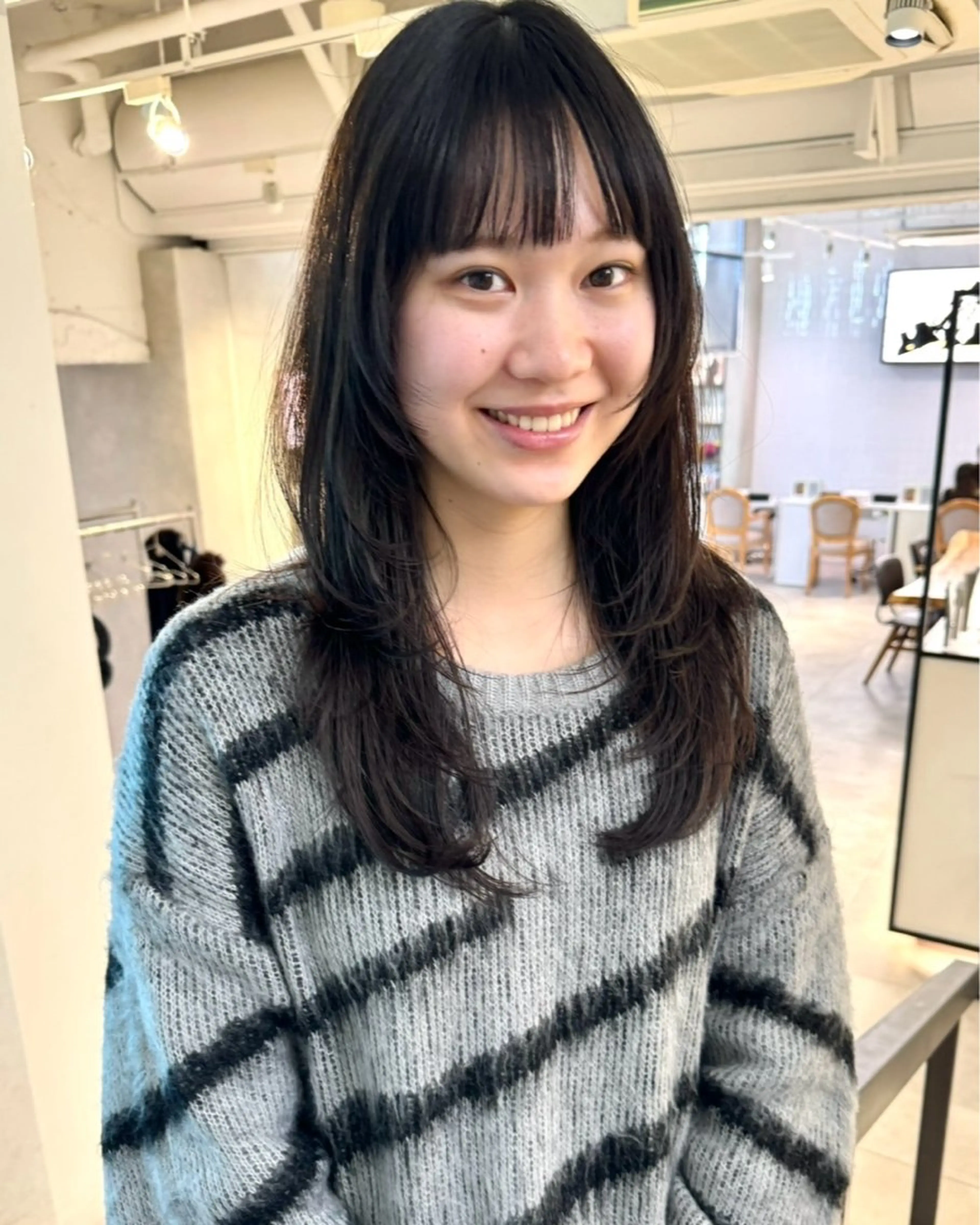 ロング 顔周りカット/透明感 カラー✂️MEIのヘアスタイル