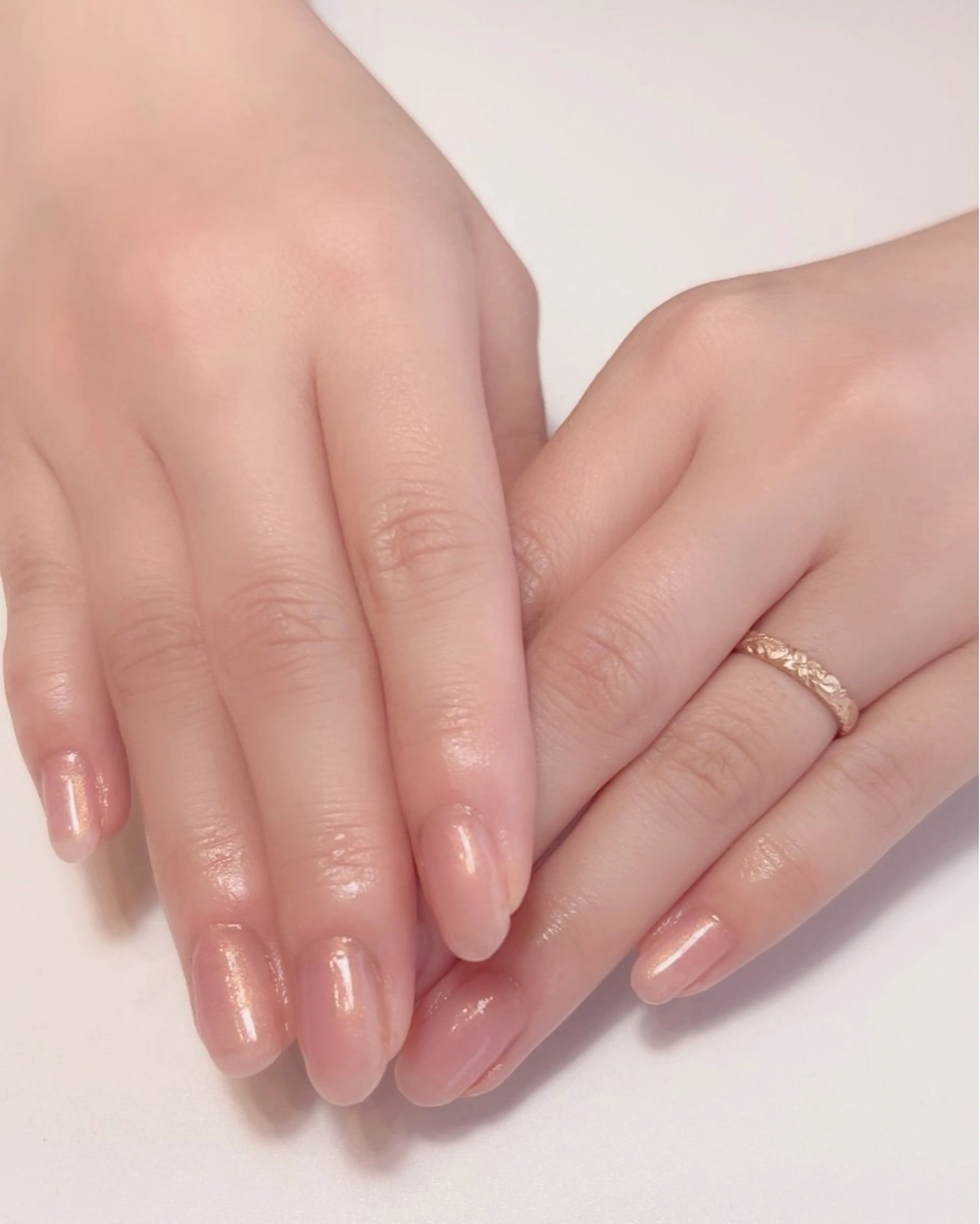 ネイル ハンドネイル Peach nail 🍑kaoriのネイルデザイン