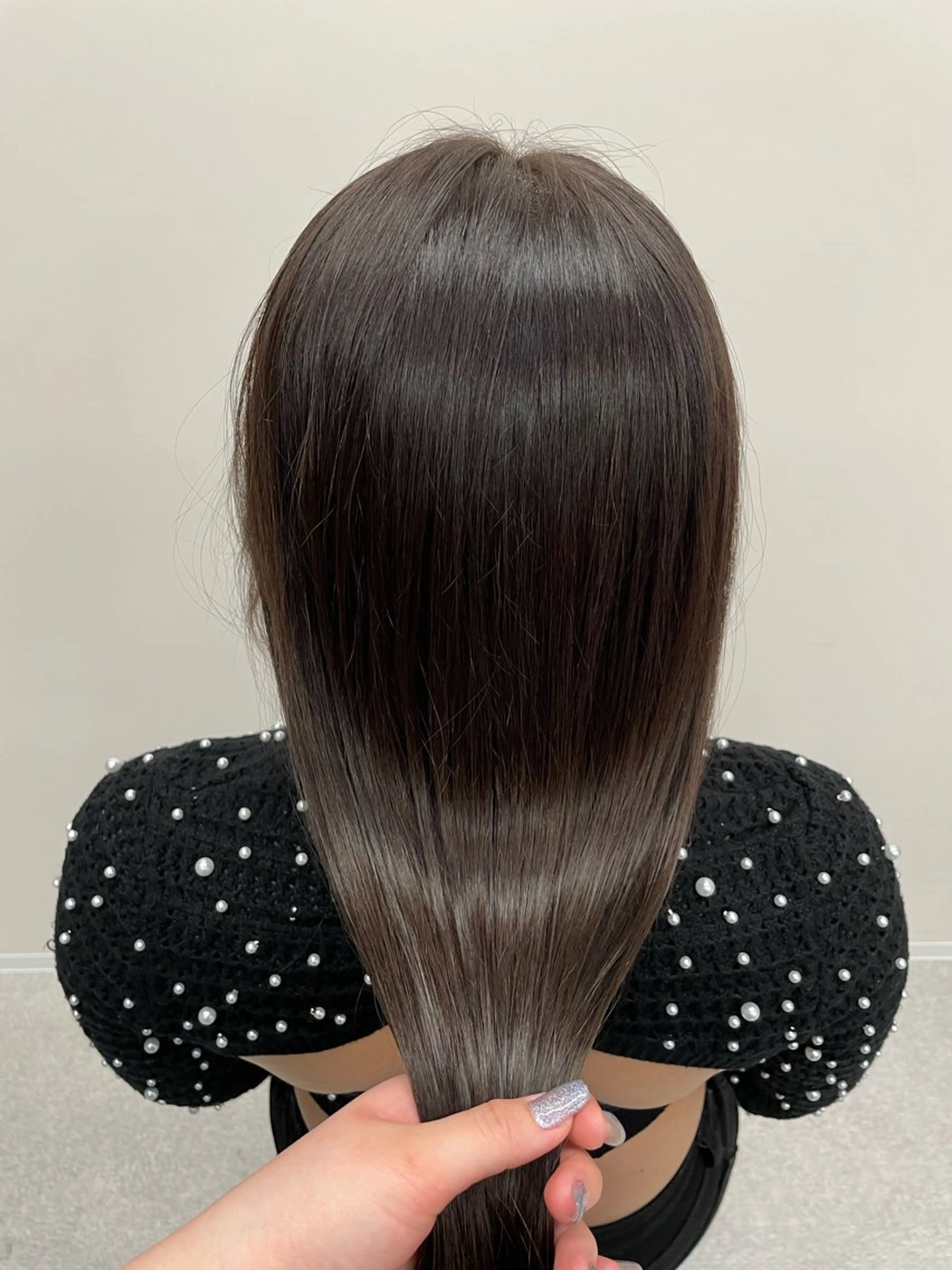 ロング カラー 縮毛矯正 REINA ISHIDOのヘアスタイル
