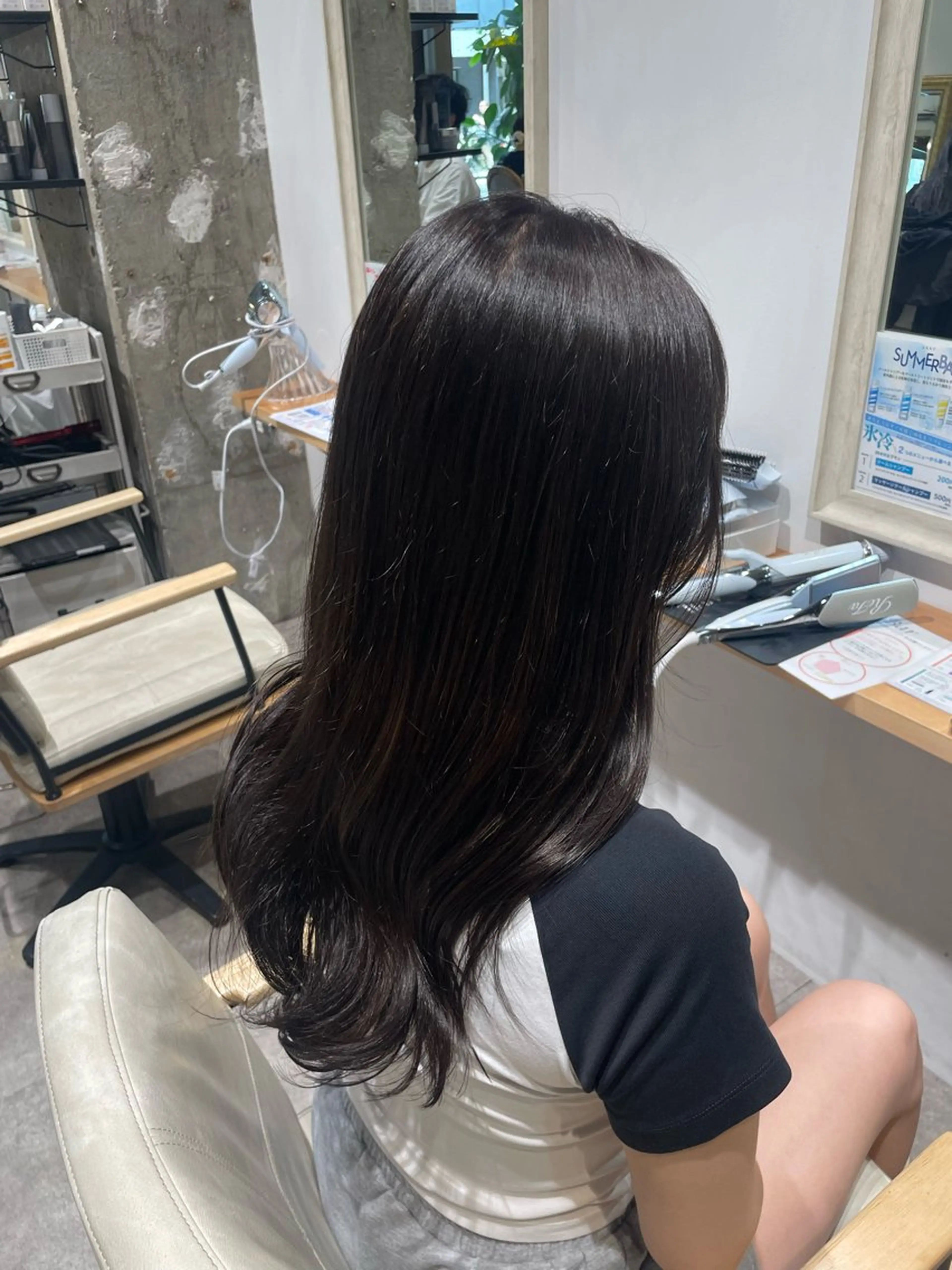 ロング カラー ヘアカラー トリートメント 透明感カラー/ 花恋🎀♡のヘアスタイル