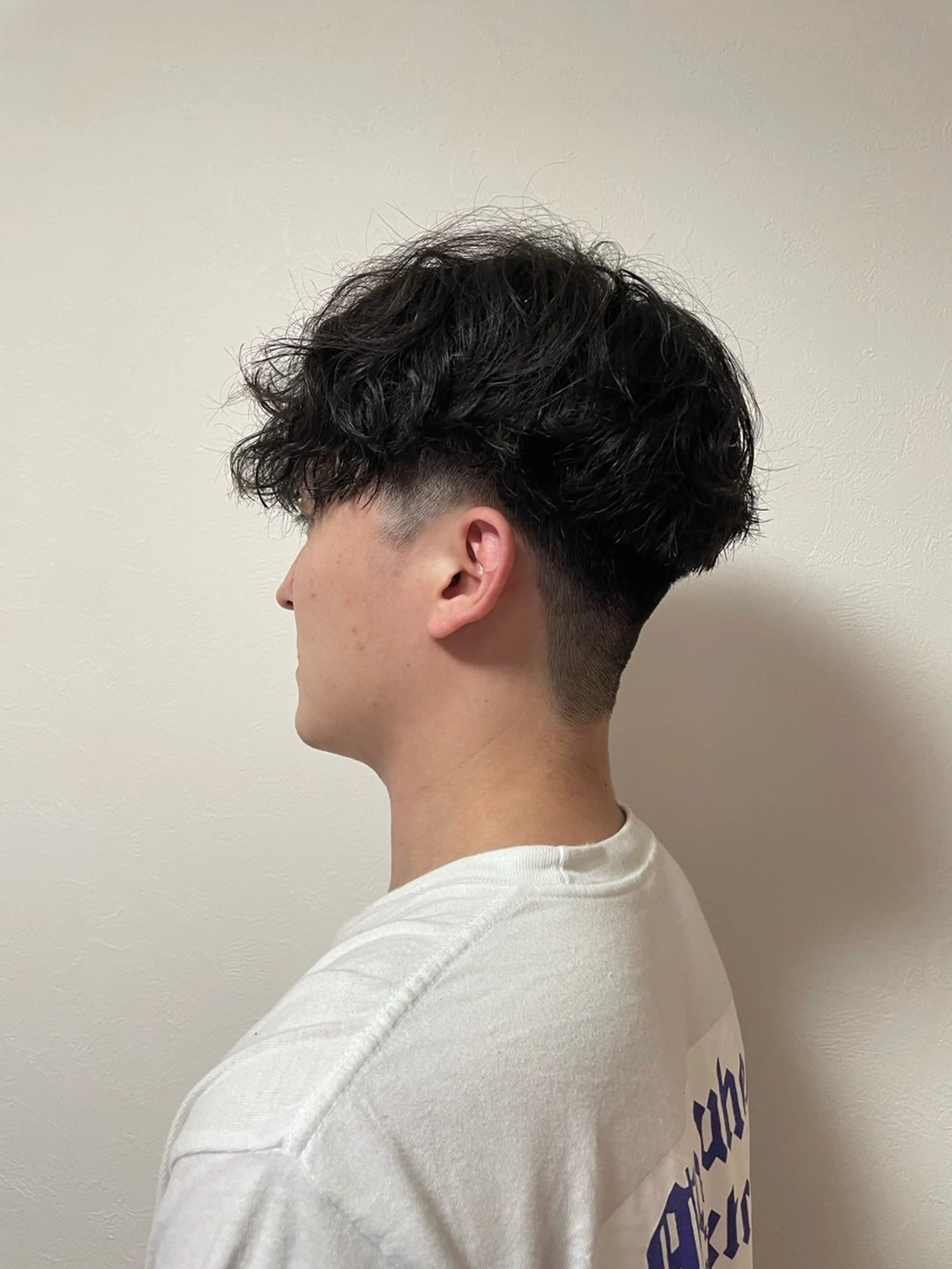 メンズ マッシュ 刈り上げ acroあべの店所属・🧸ブリーチモデル /透明感🎀のヘアスタイル