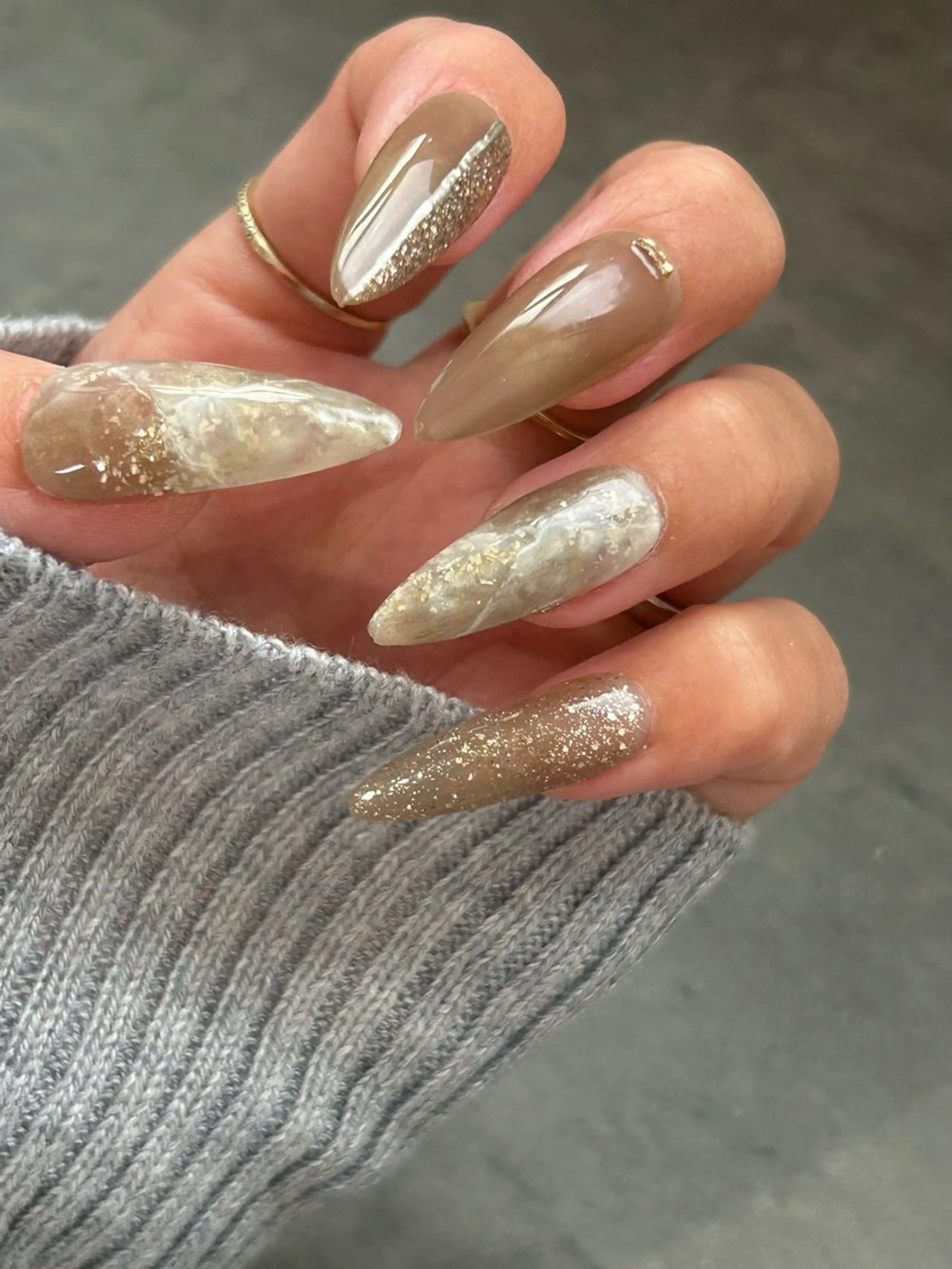 ネイル ニュアンスネイル Ray. byCharmeのネイルデザイン
