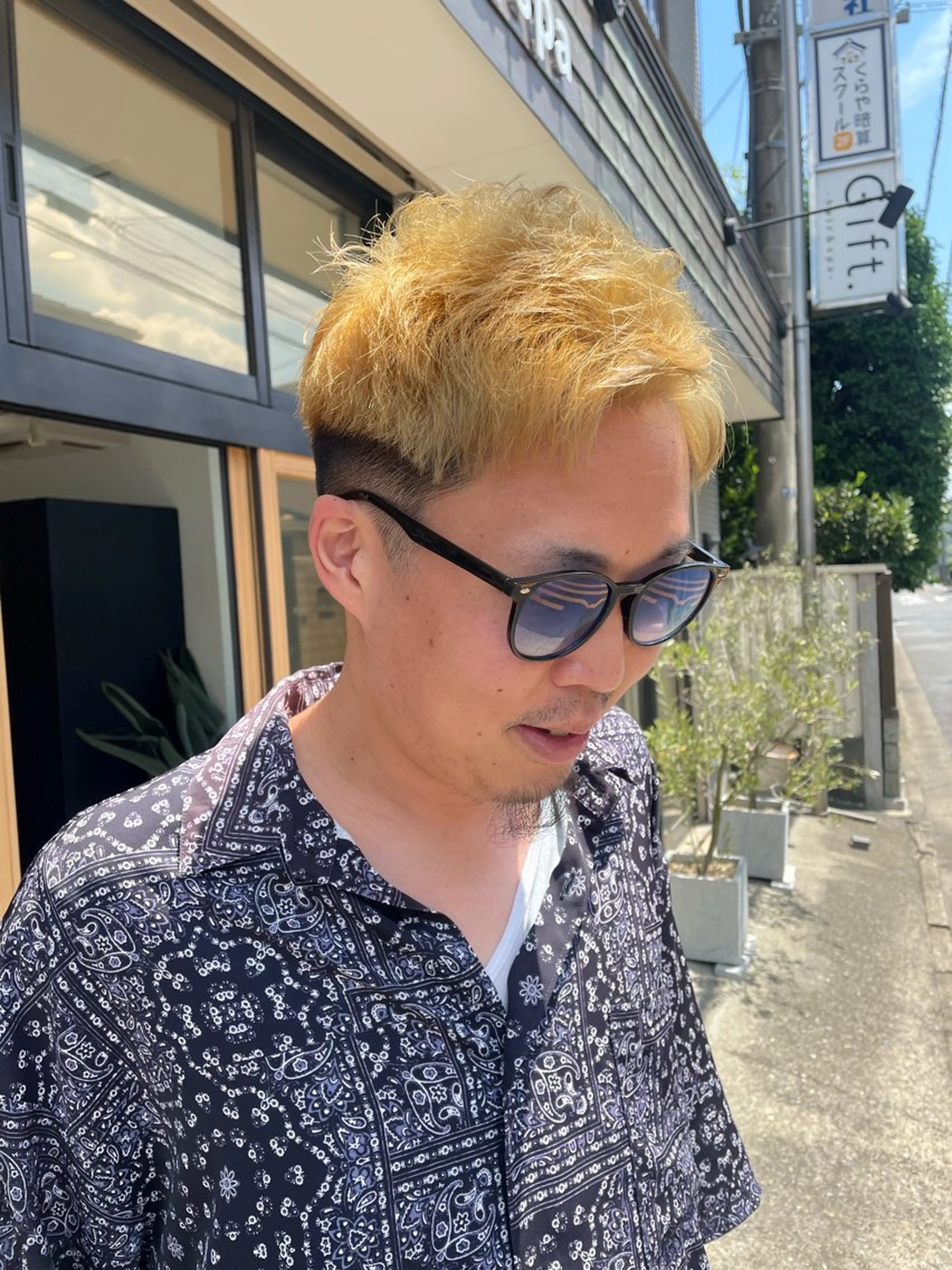ショート カラー Gift.hair&spa所属・森崎 歩のヘアスタイル