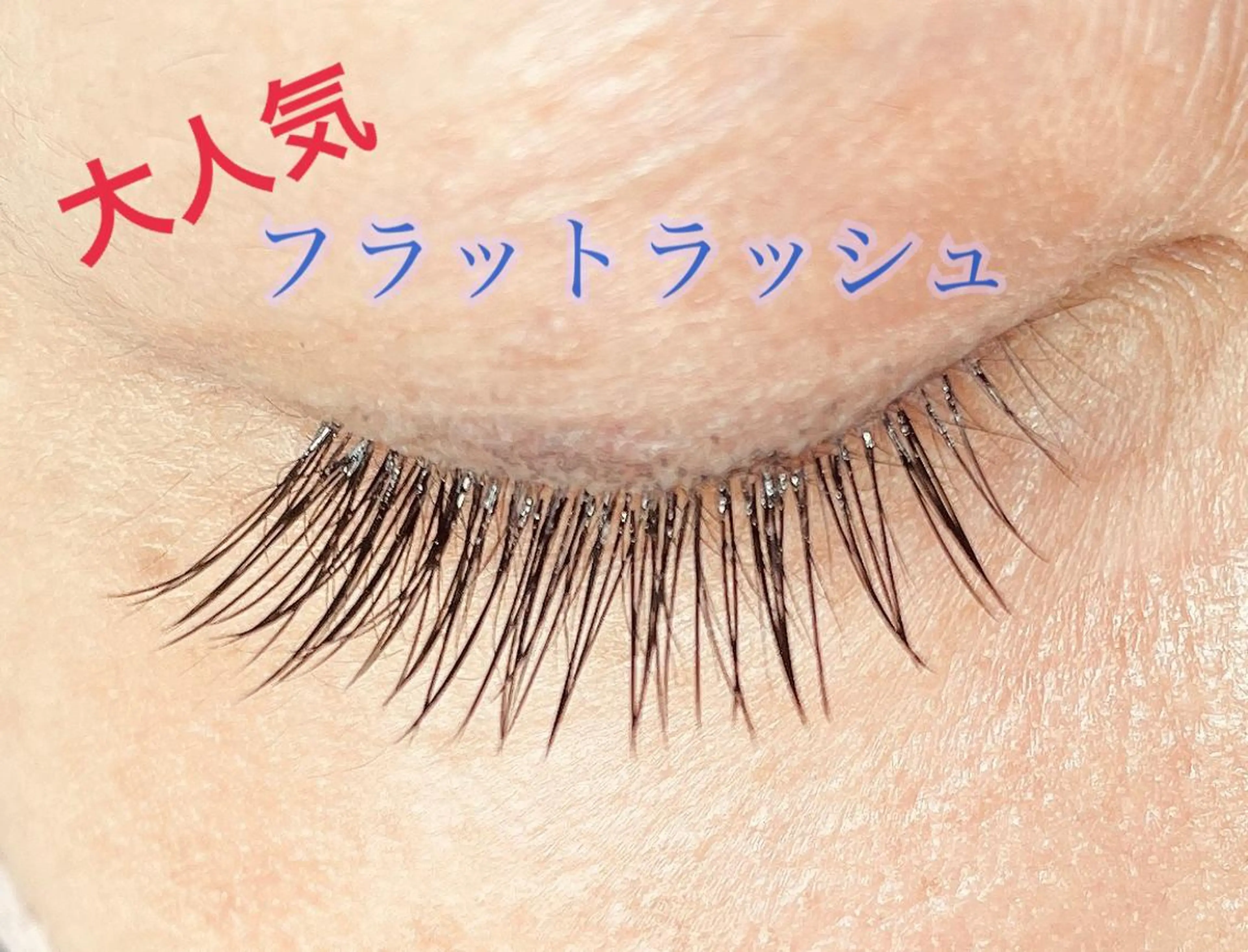 マツエク・マツパ フラットラッシュ LOVELASH所属・目黒☆脱毛☆マツエク まつパ☆ララピールのマツエク・マツパデザイン