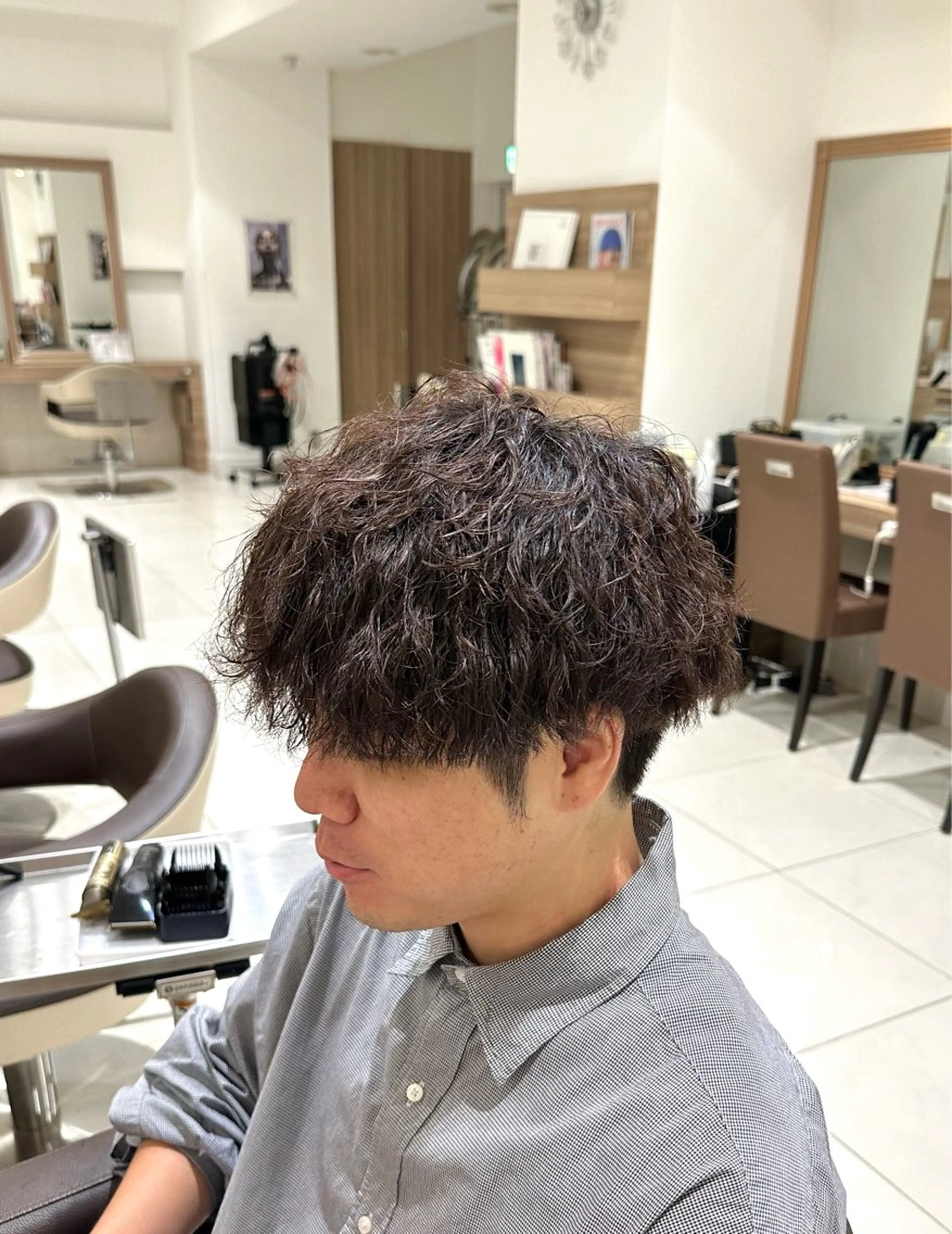 メンズ メンズパーマ カット パーマ Ash南町田グランベリーパーク店所属・Ash南町田店 ✂️ ユージのヘアスタイル