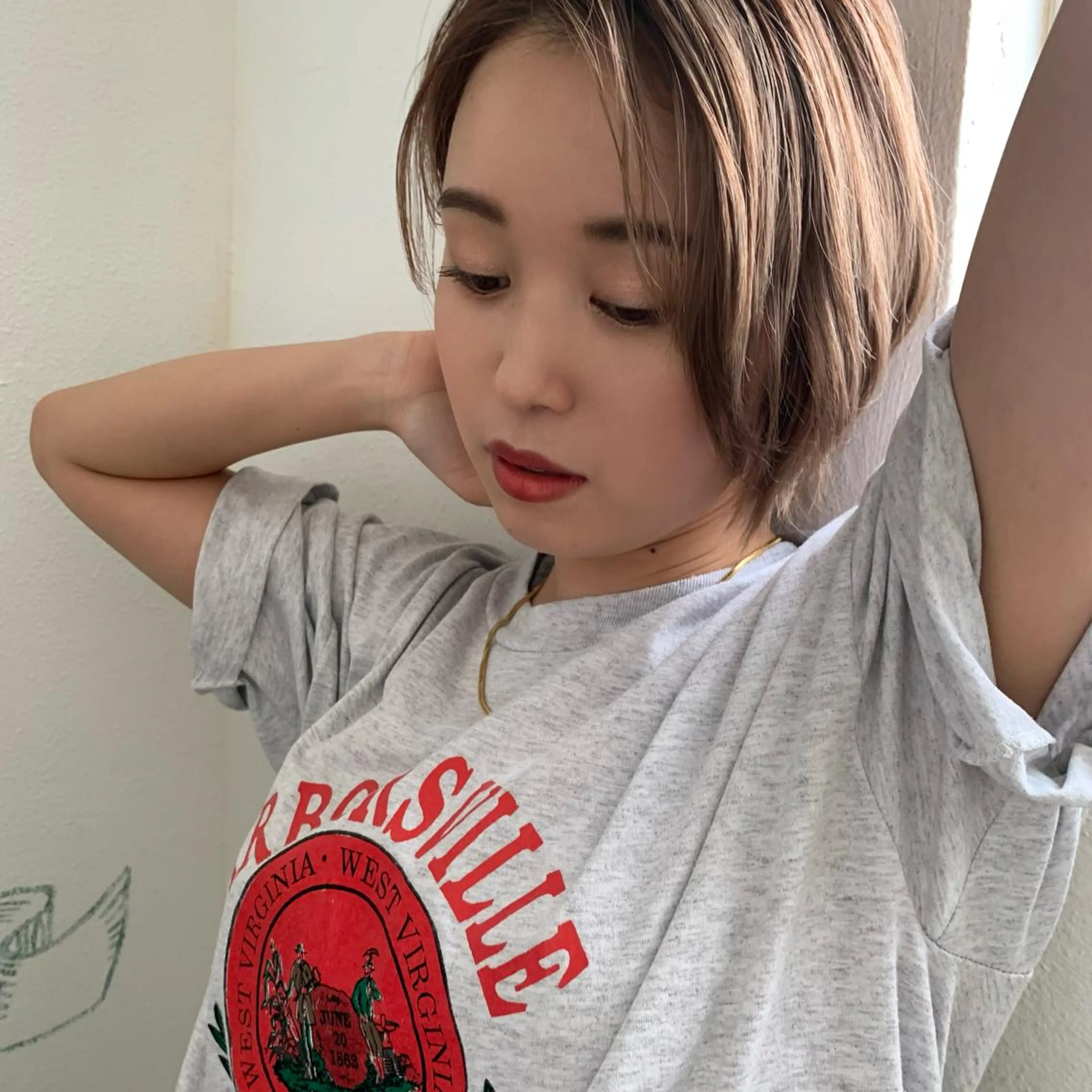 ショート カット ヘアカラー トリートメント ノグチ ナツコのヘアスタイル