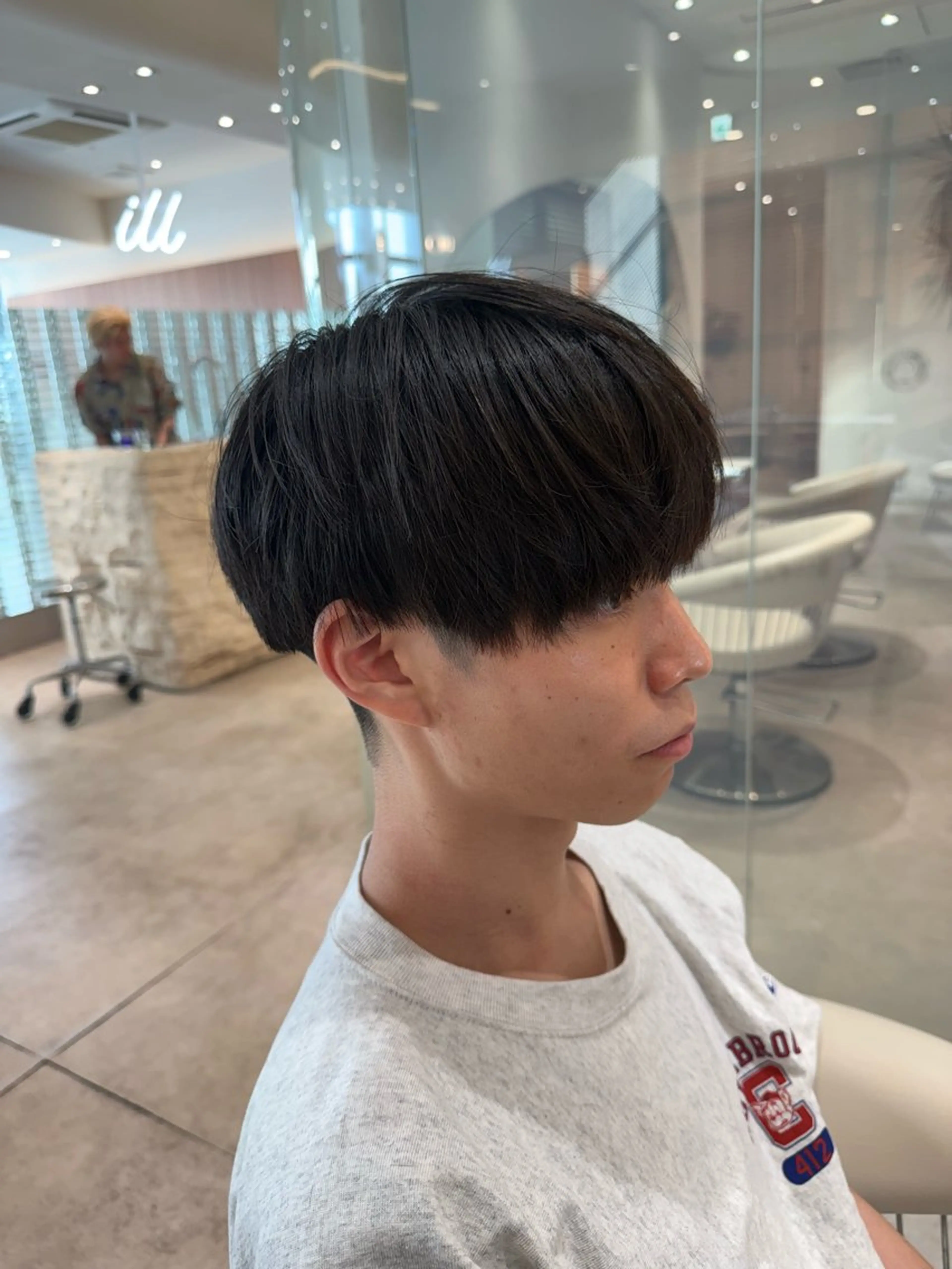 ショート メンズ マッシュ カット トリートメント メンズカット/パーマ 艶カラーTAIGA︎のヘアスタイル
