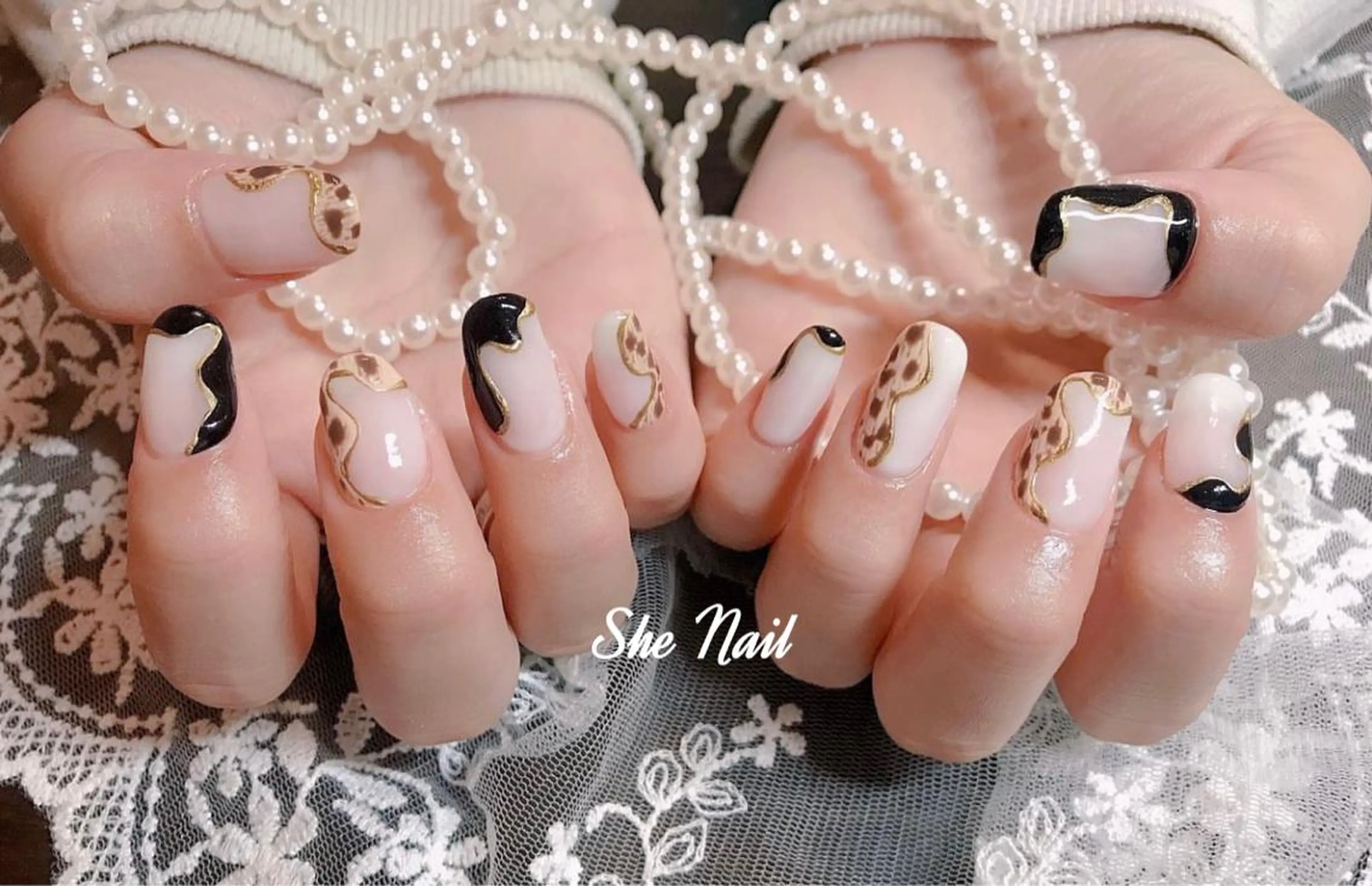 ネイル 長さ出し ニュアンスネイル ネイルチップ ハンドネイル She   Nail所属・ISA_ BELLAのネイルデザイン
