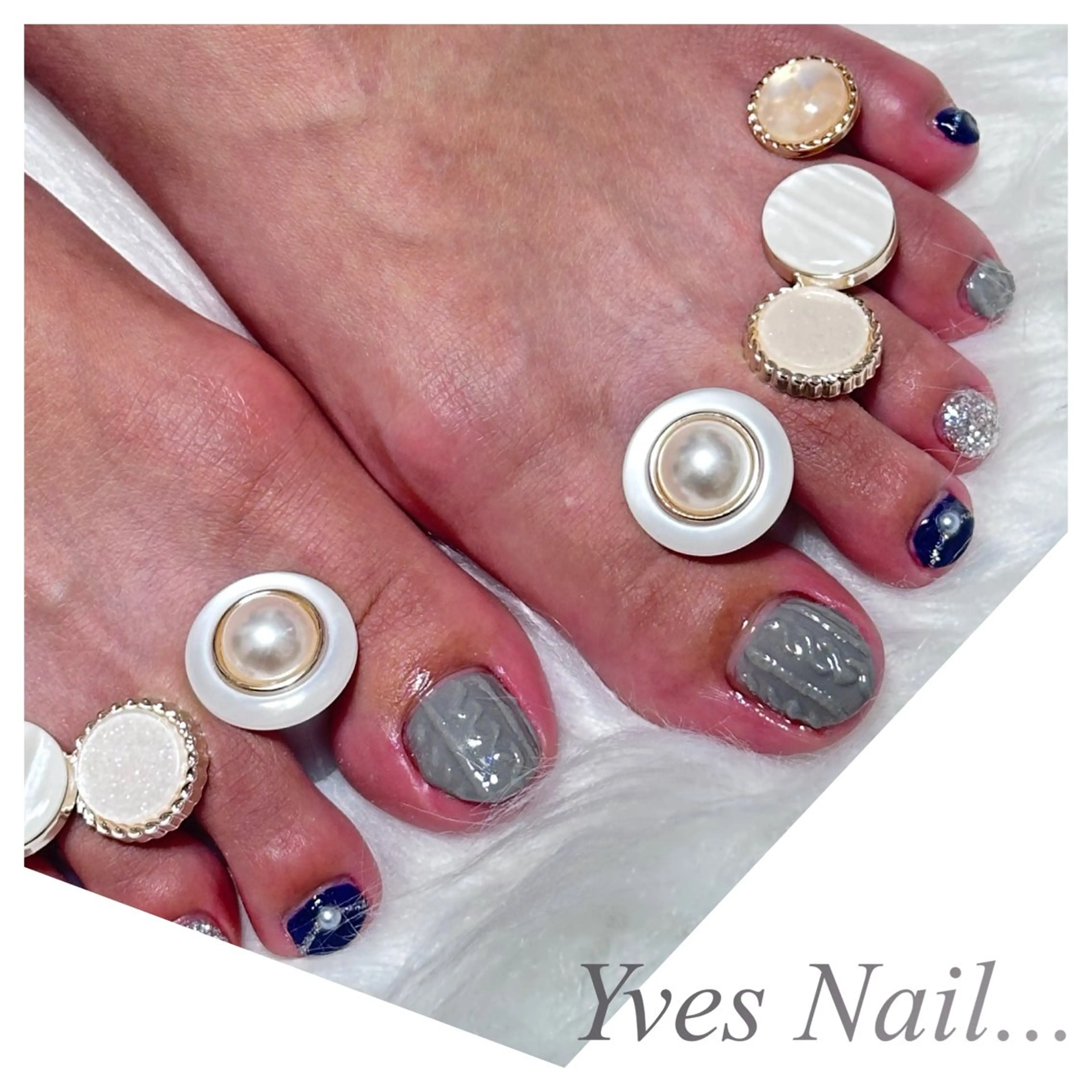 ネイル フットネイル フットネイル kanno yのネイルデザイン