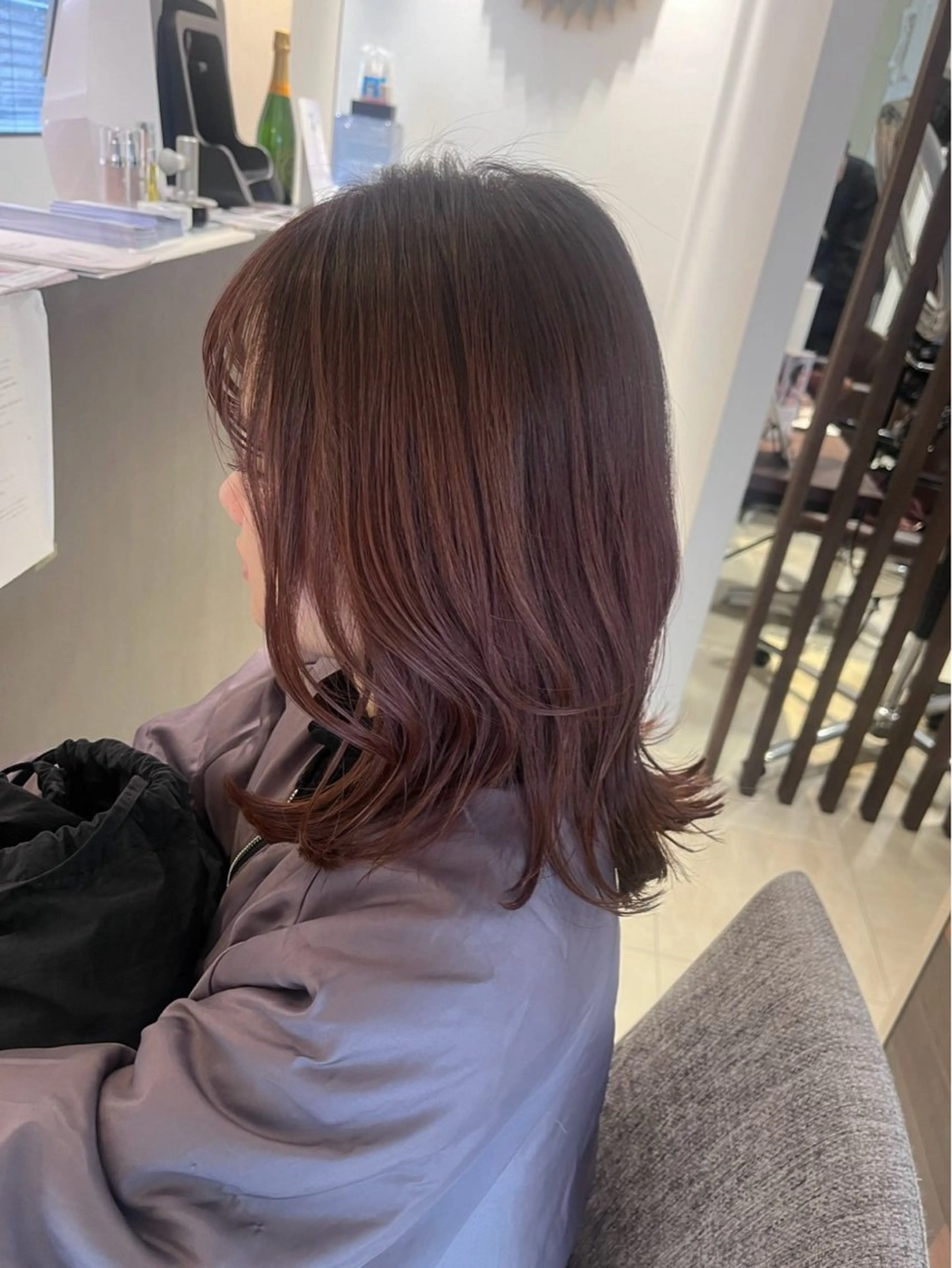 カラー ヘアカラー 須原 華那子のヘアスタイル