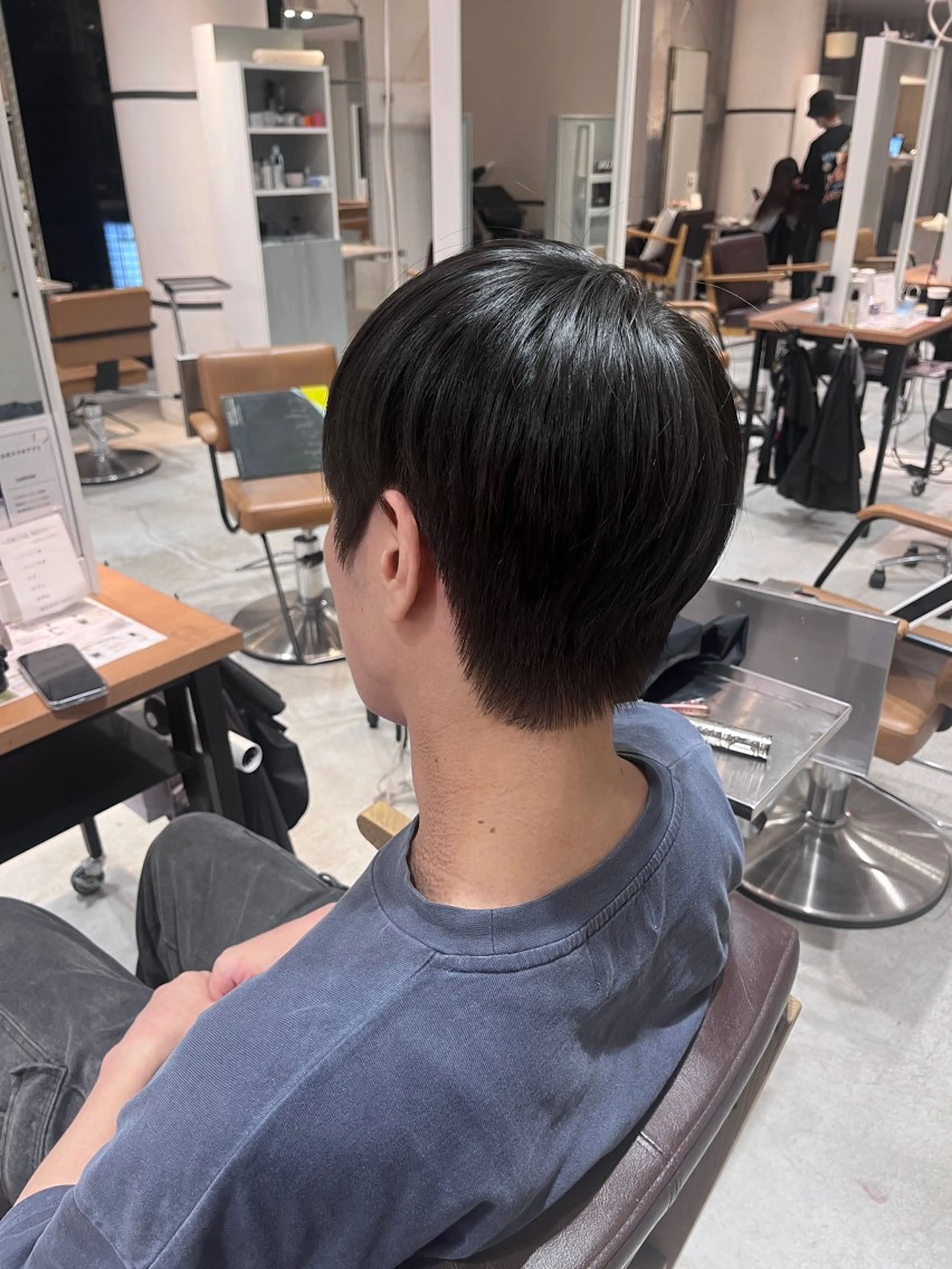 パーマ メンズ カット パーマ 大阪韓国メンズ特化 LUNAのヘアスタイル