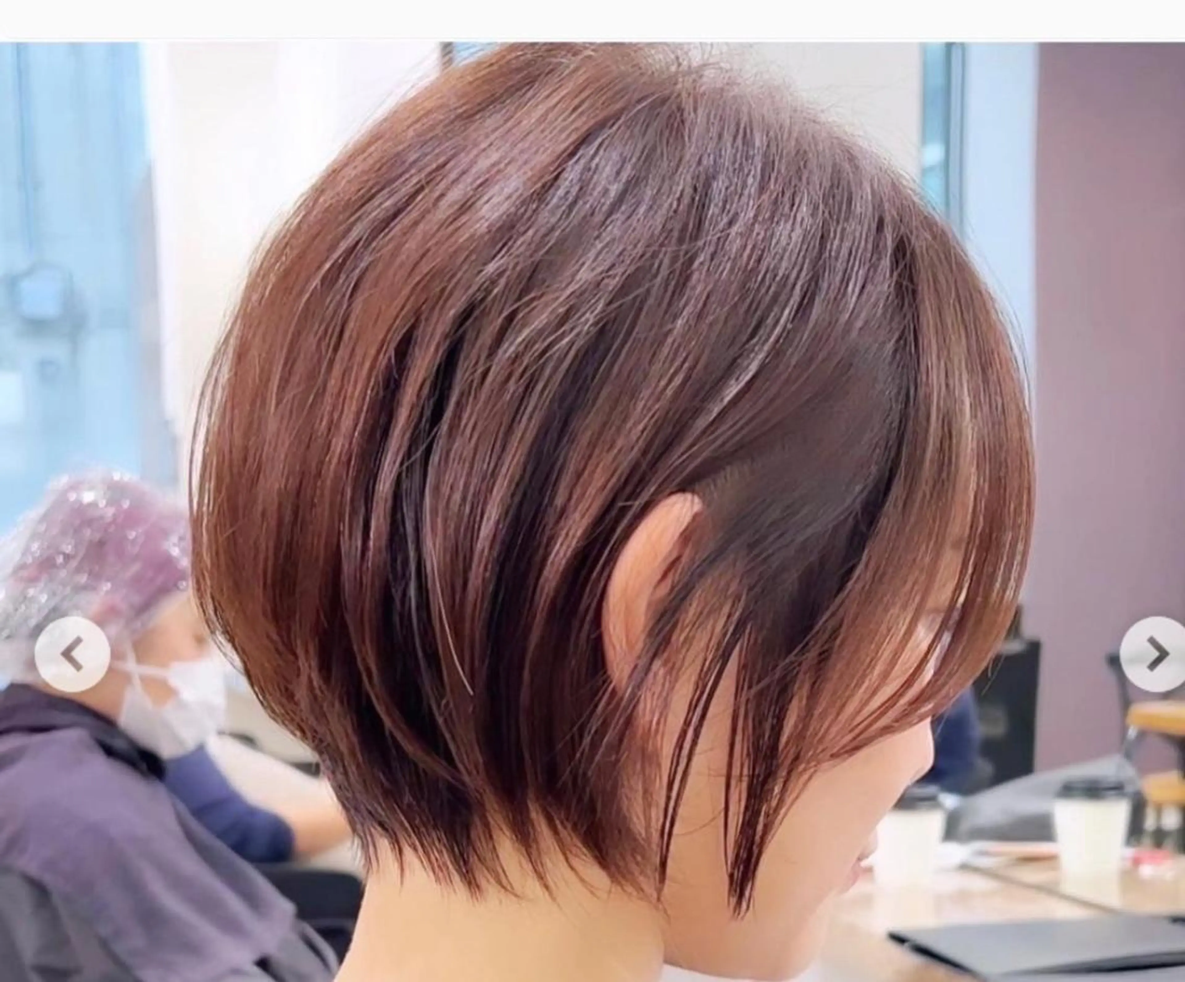 ショート 新地 咲綾のヘアスタイル