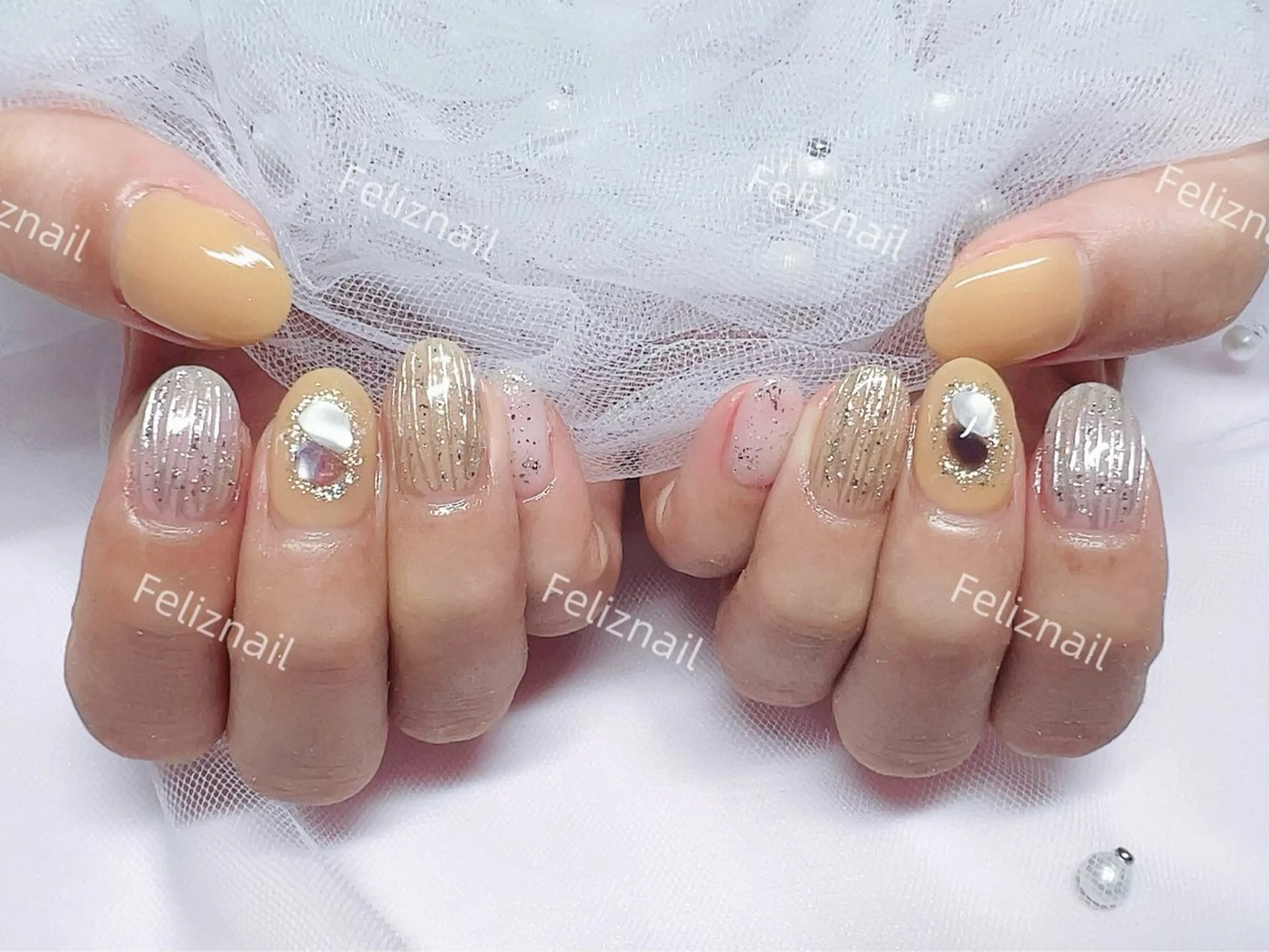 ネイル ジェルネイル グラデーション 韓国ネイル ニュアンスネイル オフィスネイル ハンドネイル ユキカ （ネイリスト）のネイルデザイン