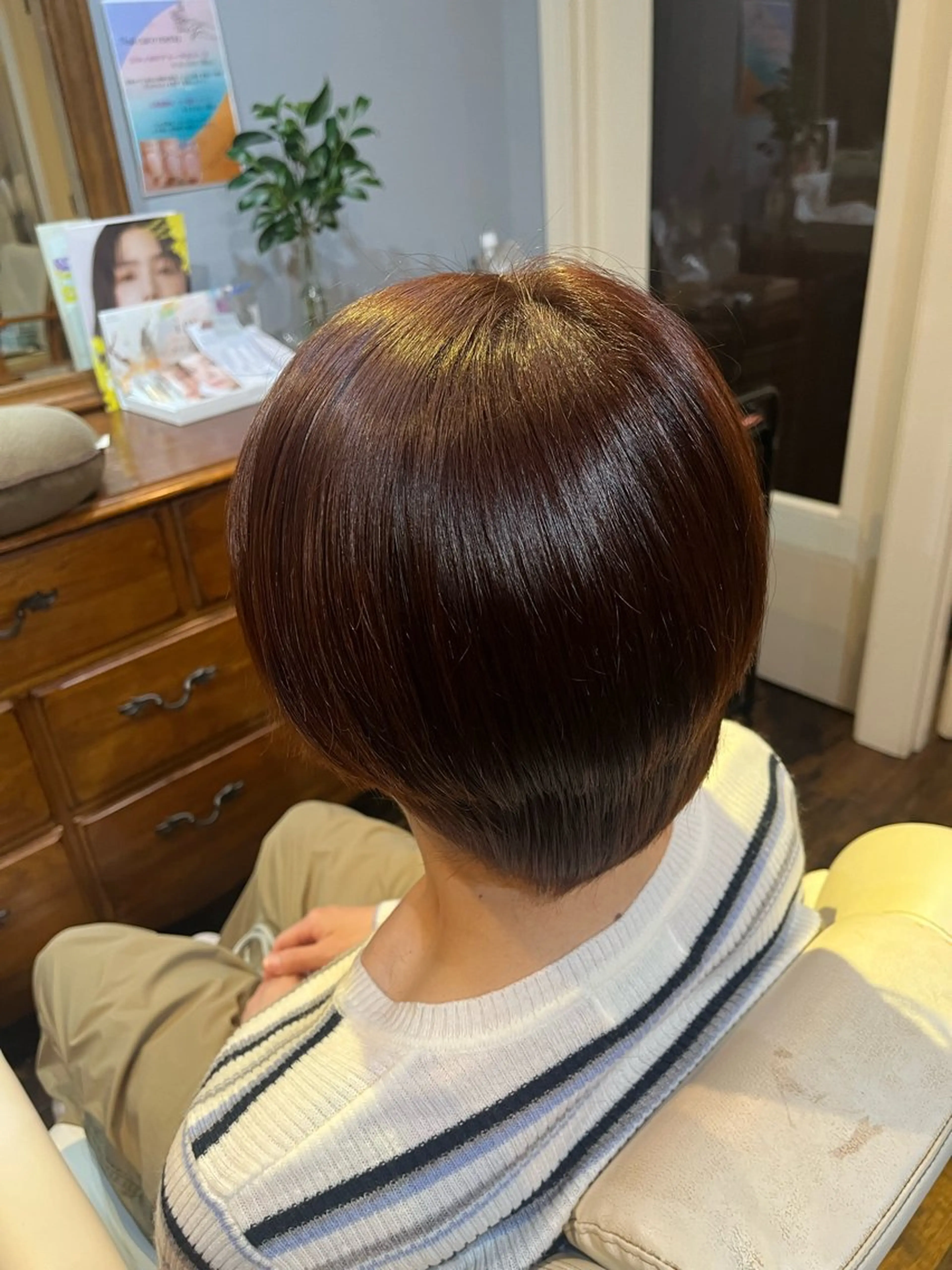 ショート カラー ピンクカラー ヘアカラー 【jam】横山 真優華のヘアスタイル