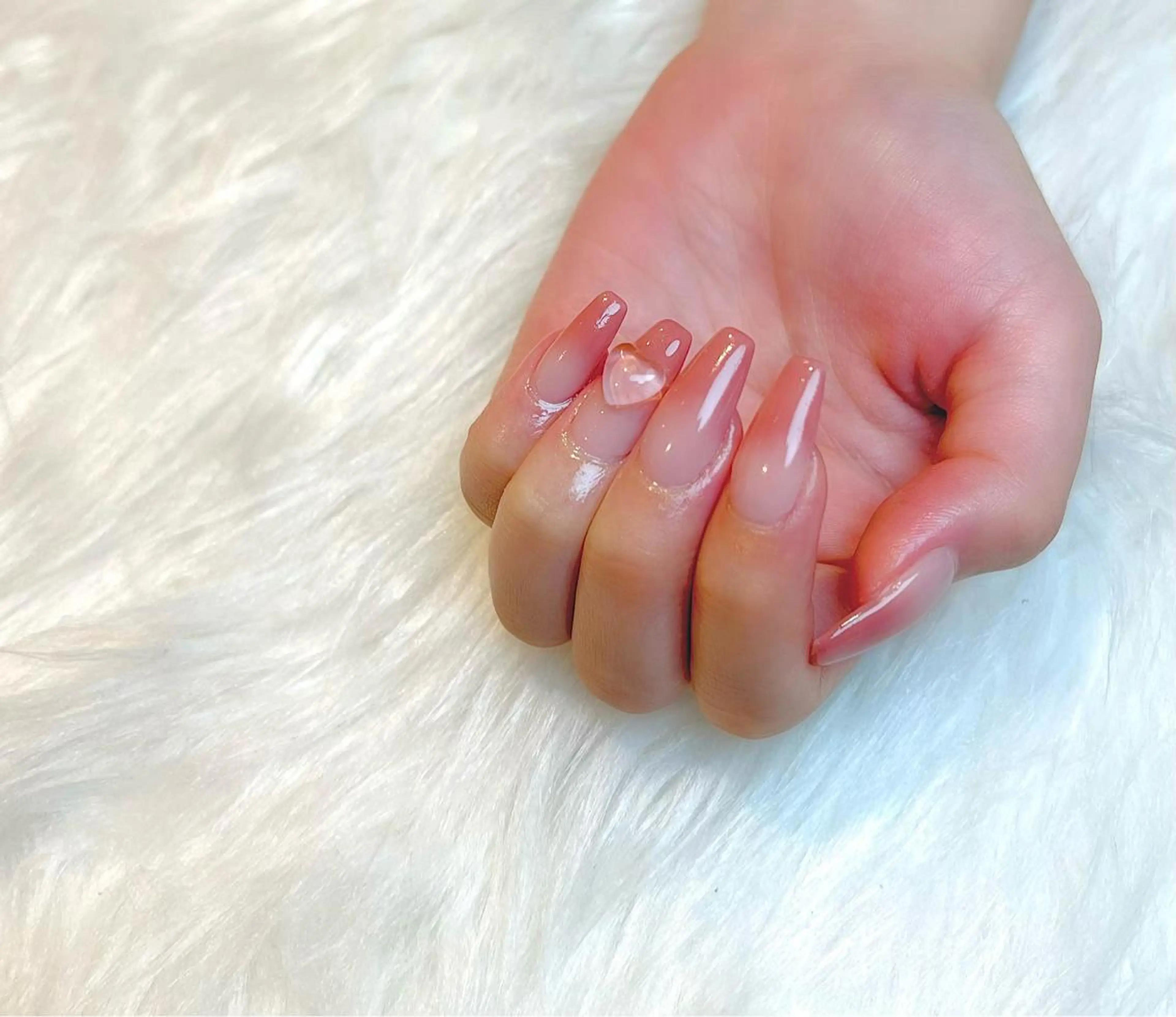 ネイル ハート Lino+ ネイル&よもぎ蒸しのネイルデザイン