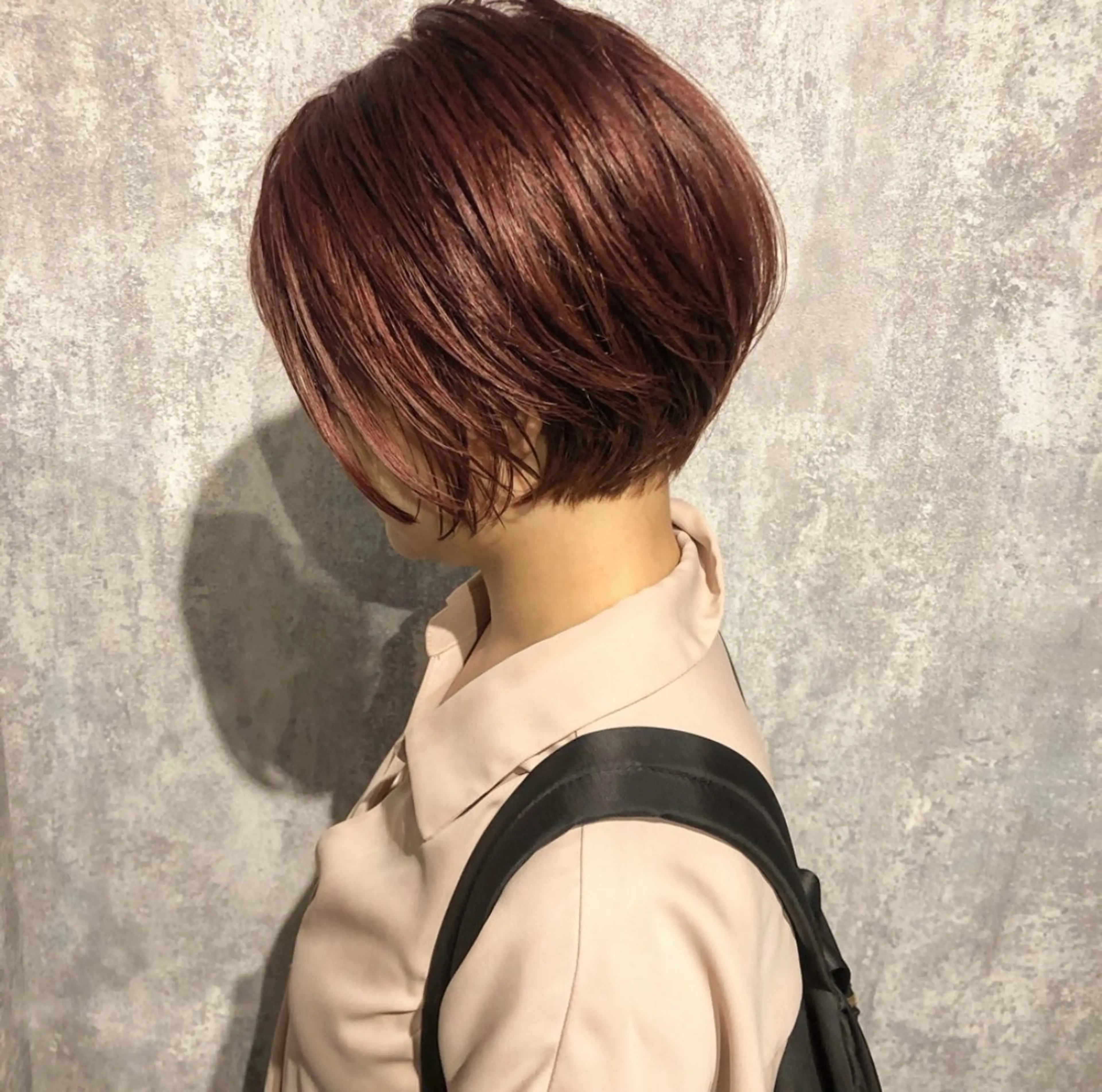ショート ボブ 韓国風ヘア レイヤーカット ショートヘア 縮毛矯正 ✨髪質改善美髪矯正✨ ボブ/切りっぱなし✨のヘアスタイル