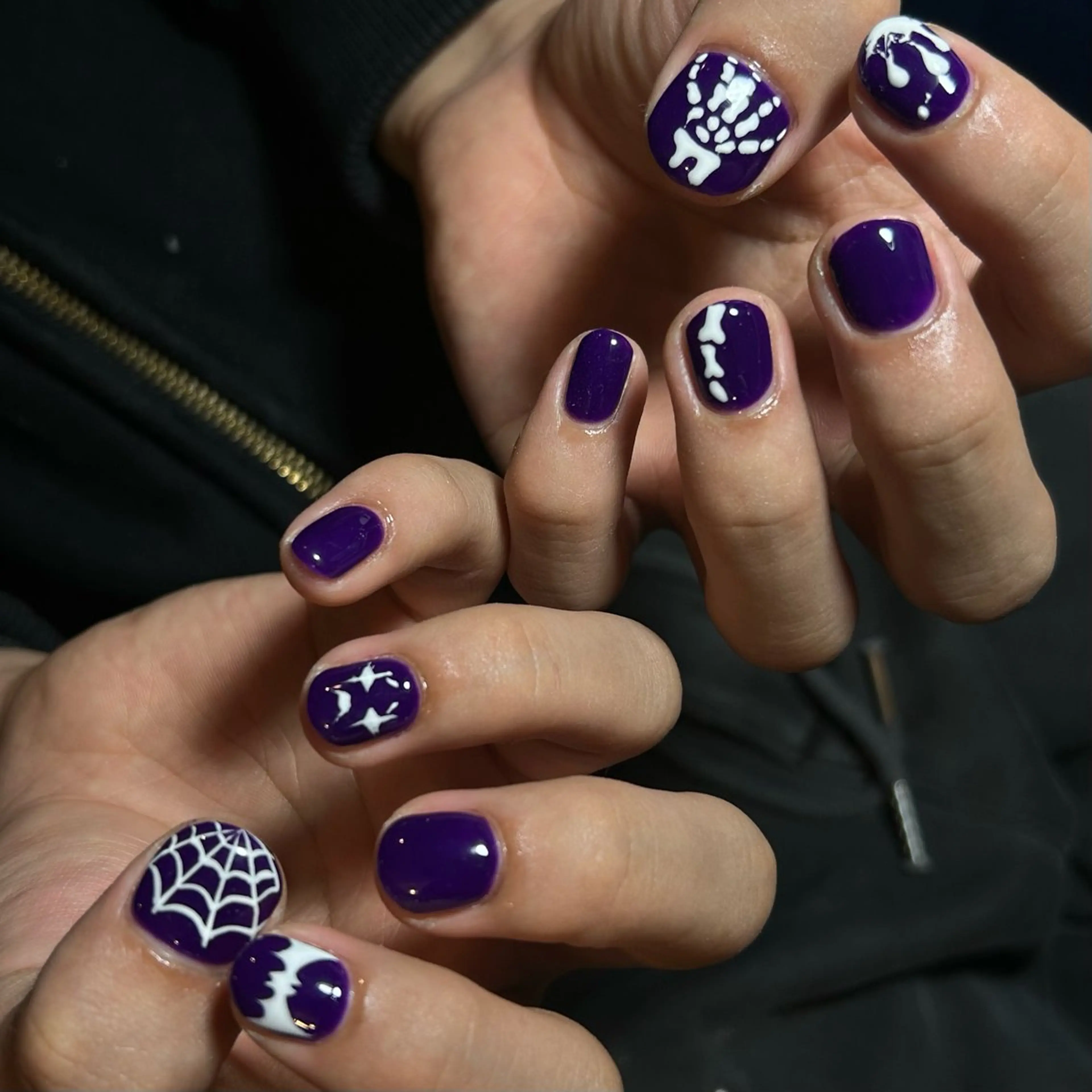 ネイル ハロウィン 韓国ネイル メンズネイル ハンドネイル nail salon ideal所属・ideal wakanaのネイルデザイン