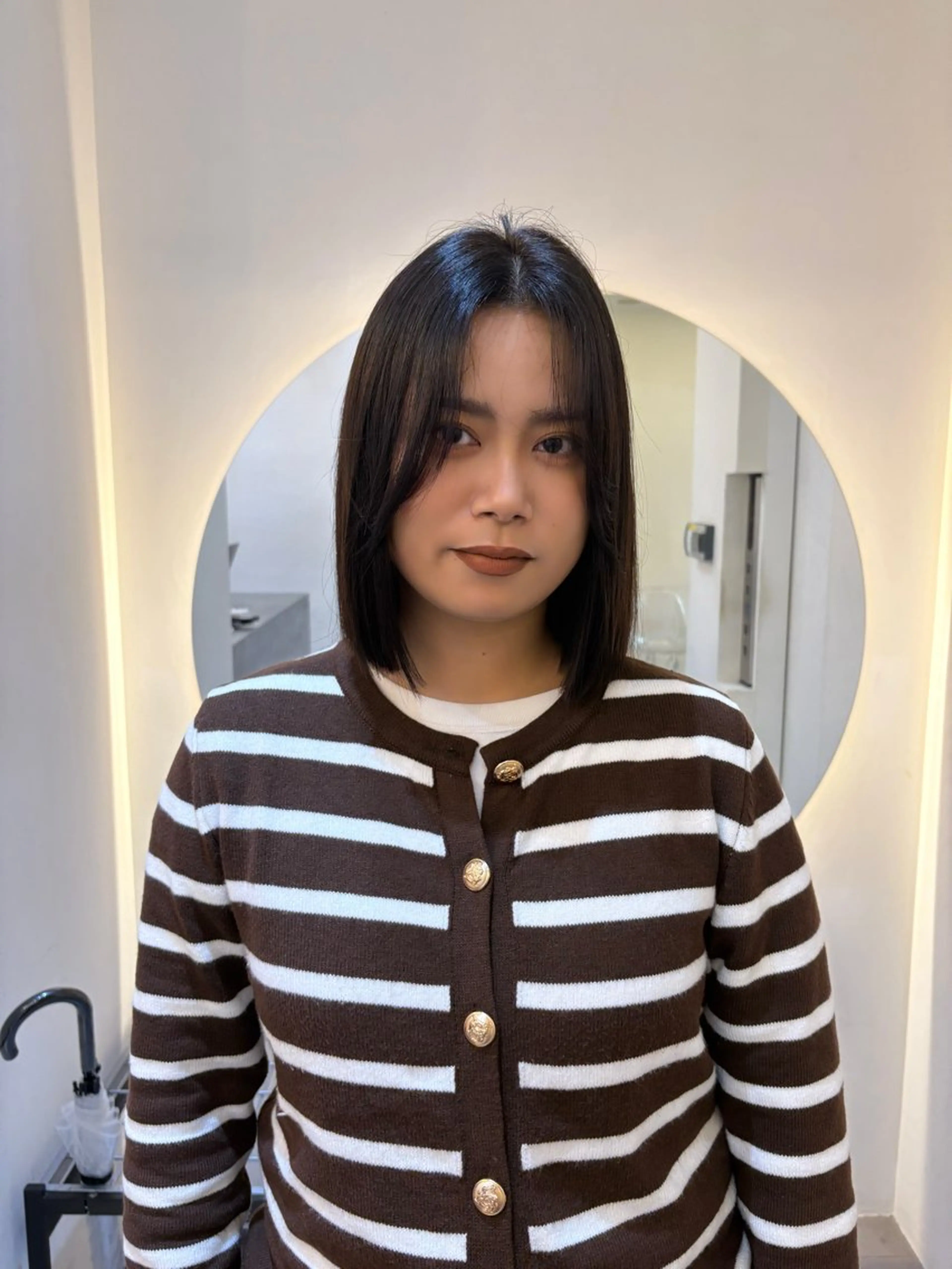 ショート カラー ブラウンカラー ナチュラルブラウン レイヤーカット カット ヘアカラー nok所属・レイヤー/ベージュ/ どますず🌺のヘアスタイル