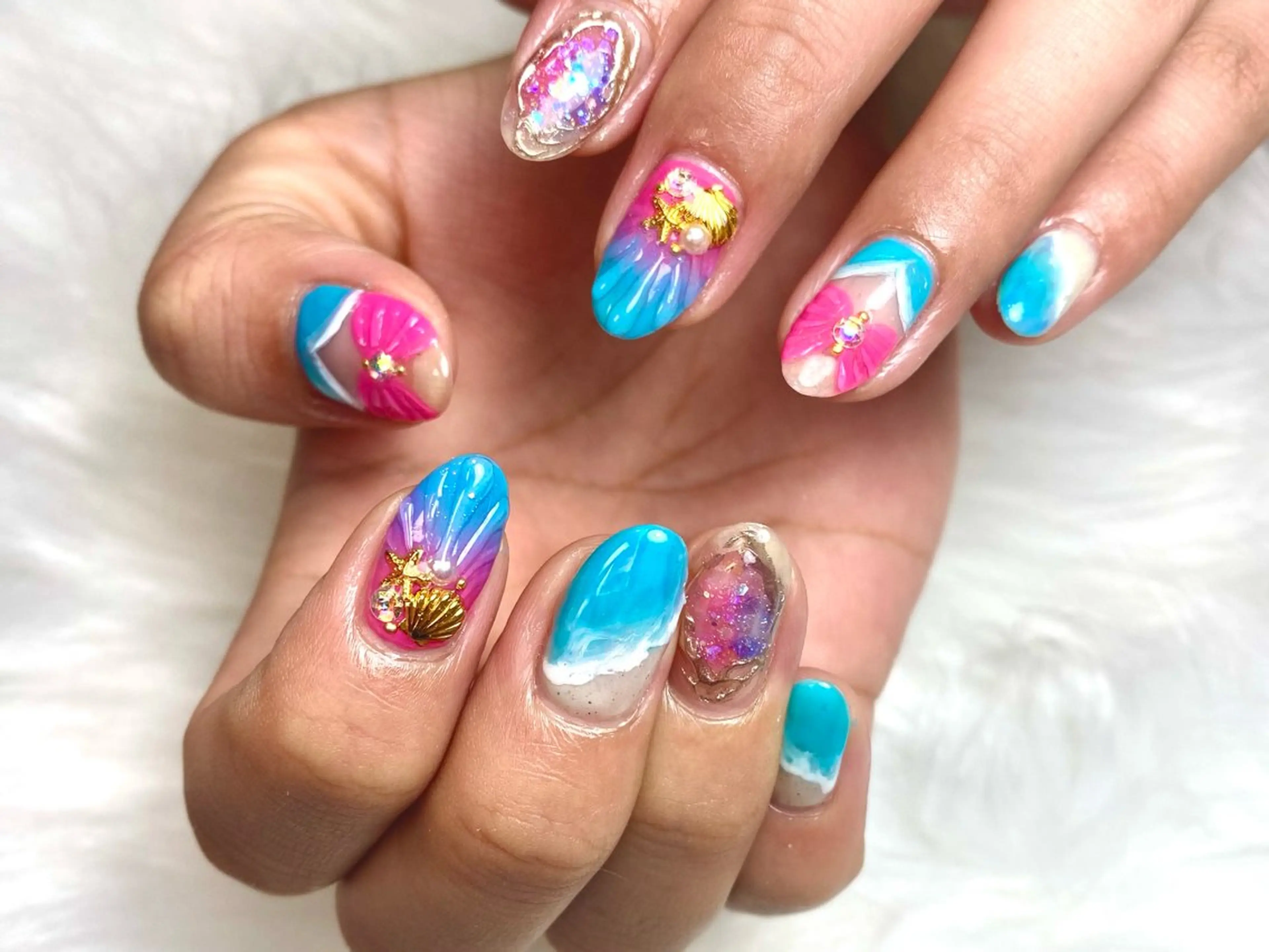 ネイル アートネイル ハンドネイル nailsalon e'clatのネイルデザイン