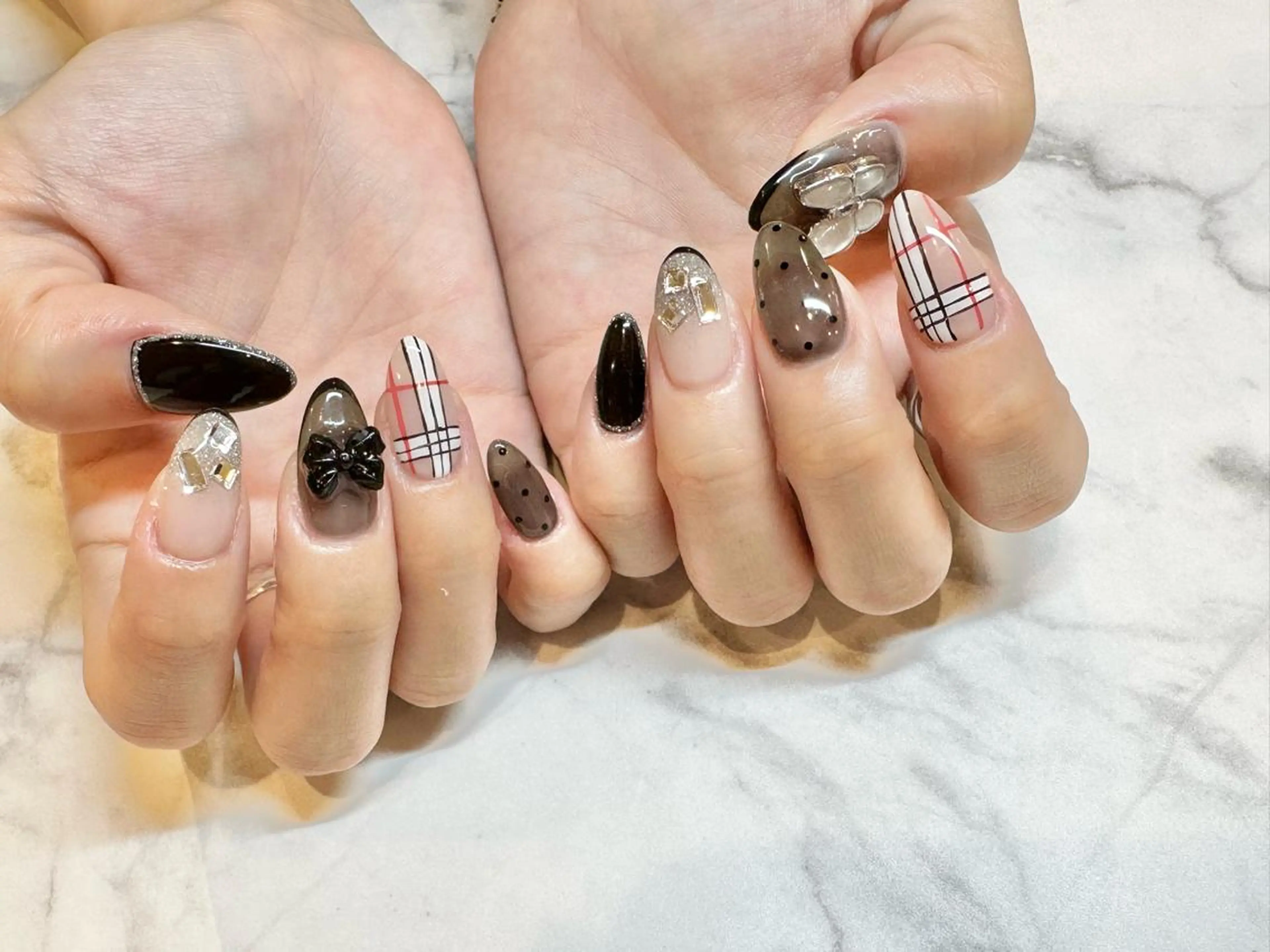 ネイル スカルプネイル ハンドネイル Bianca名駅 🪼店長sagawaのネイルデザイン