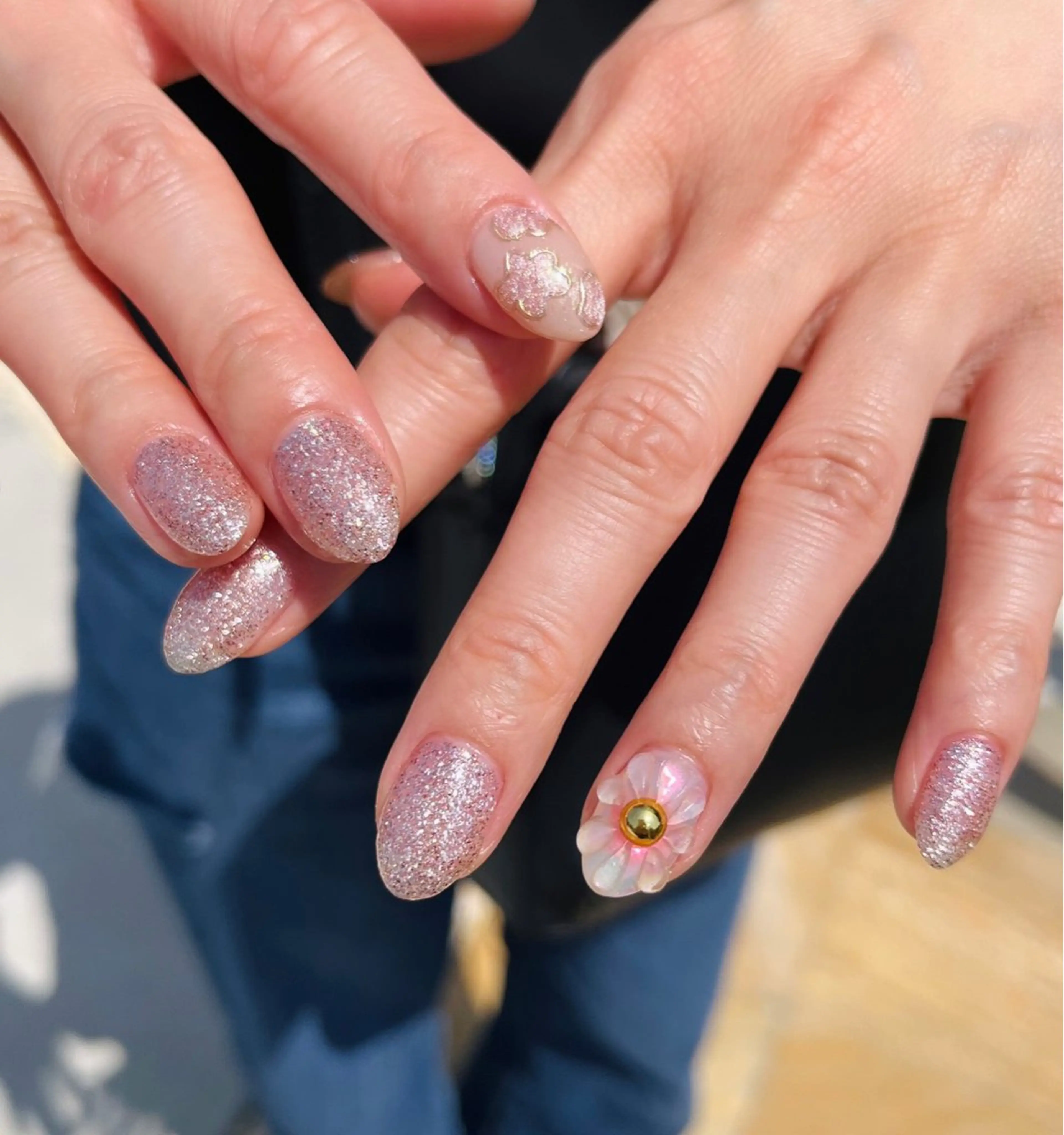 ネイル フラワーネイル ハンドネイル HazeGrass NAILのネイルデザイン