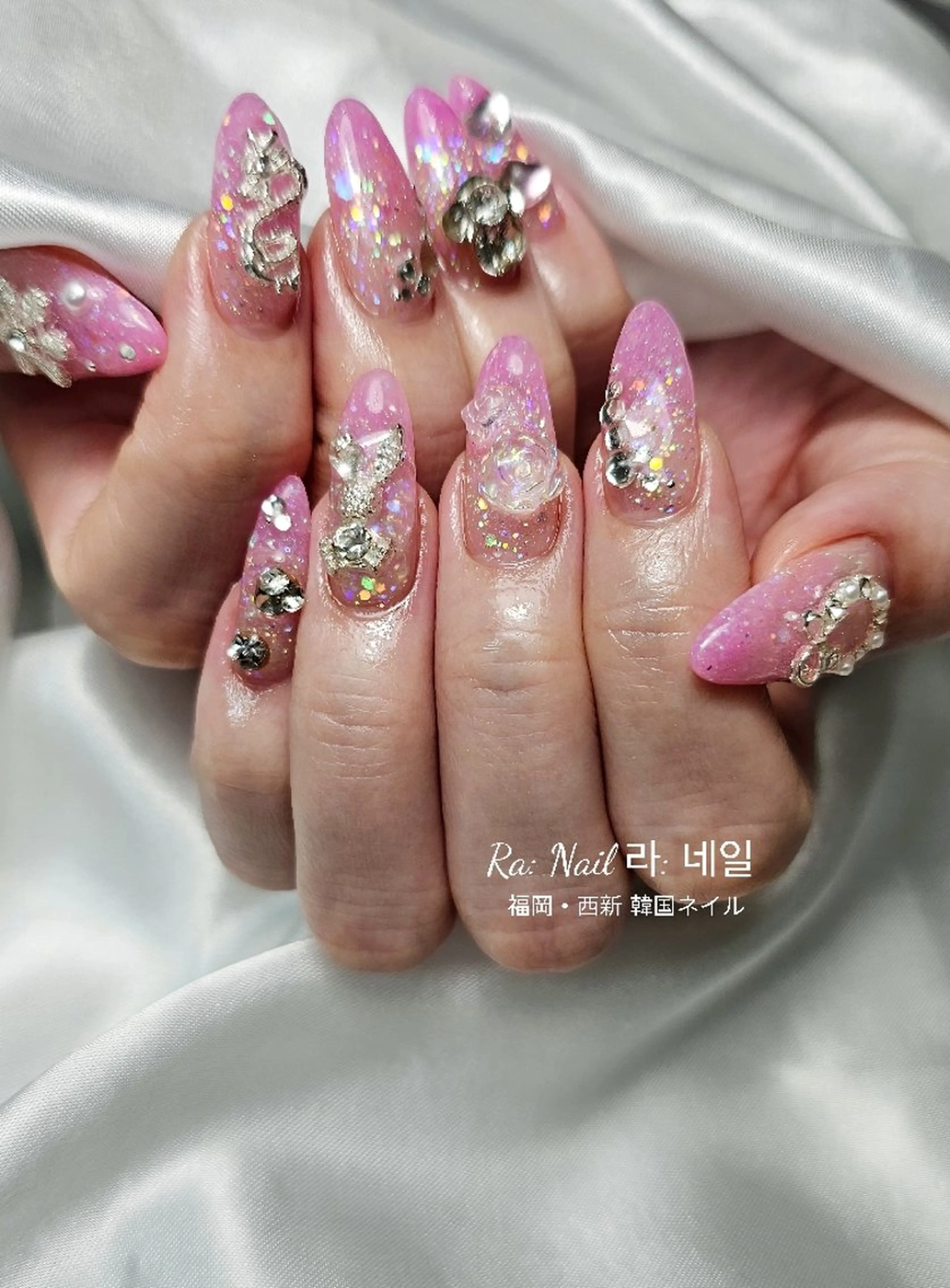 ネイル スカルプネイル Ra: Nail所属・Ra: nail    西新 韓国ネイルのネイルデザイン