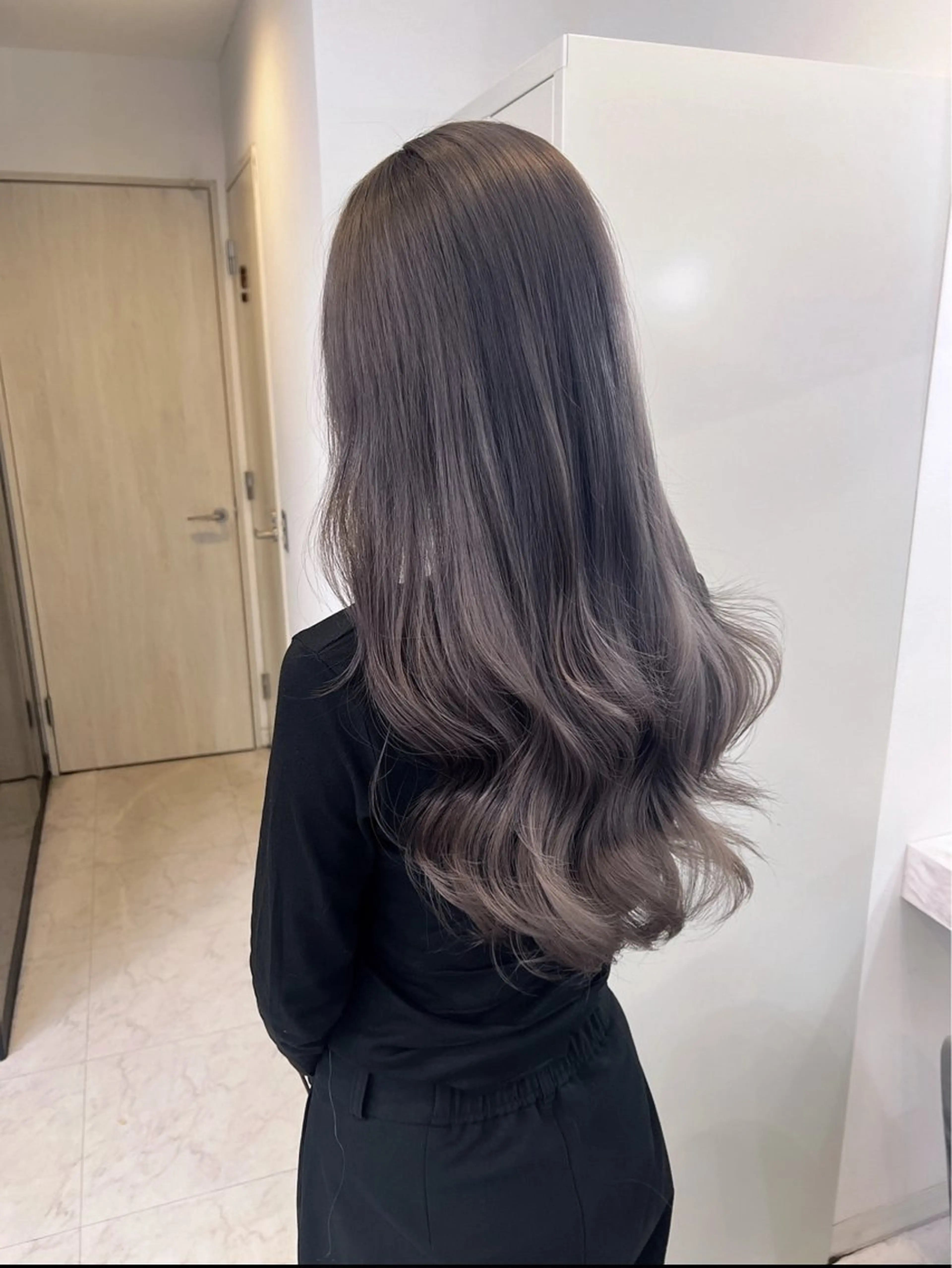 ロング カラー カット ヘアセット ✨髪質改善✖︎韓国 レイヤー✨ナカムラのヘアスタイル