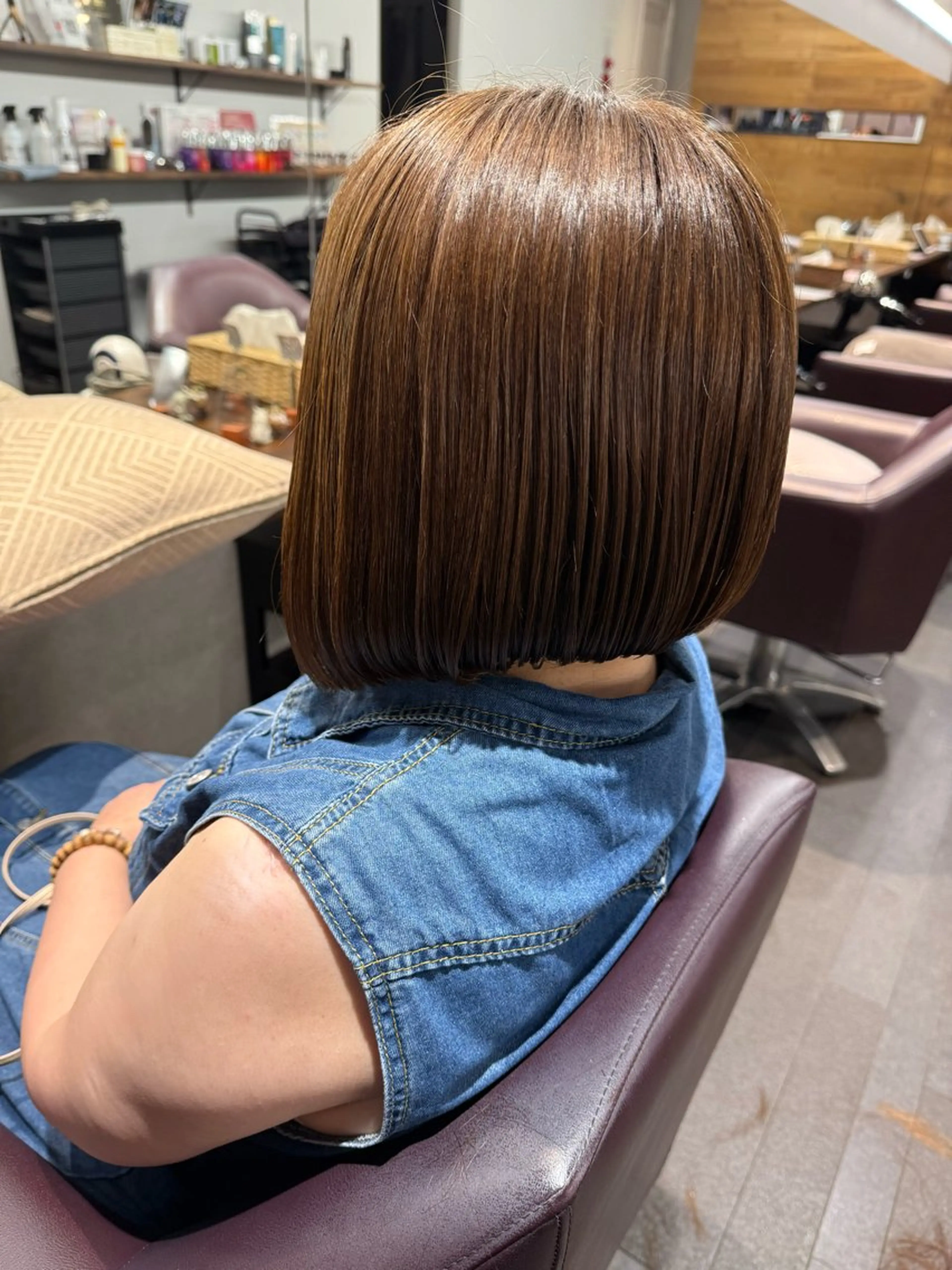ボブスタイルカット➕3stepトリートメントの写真