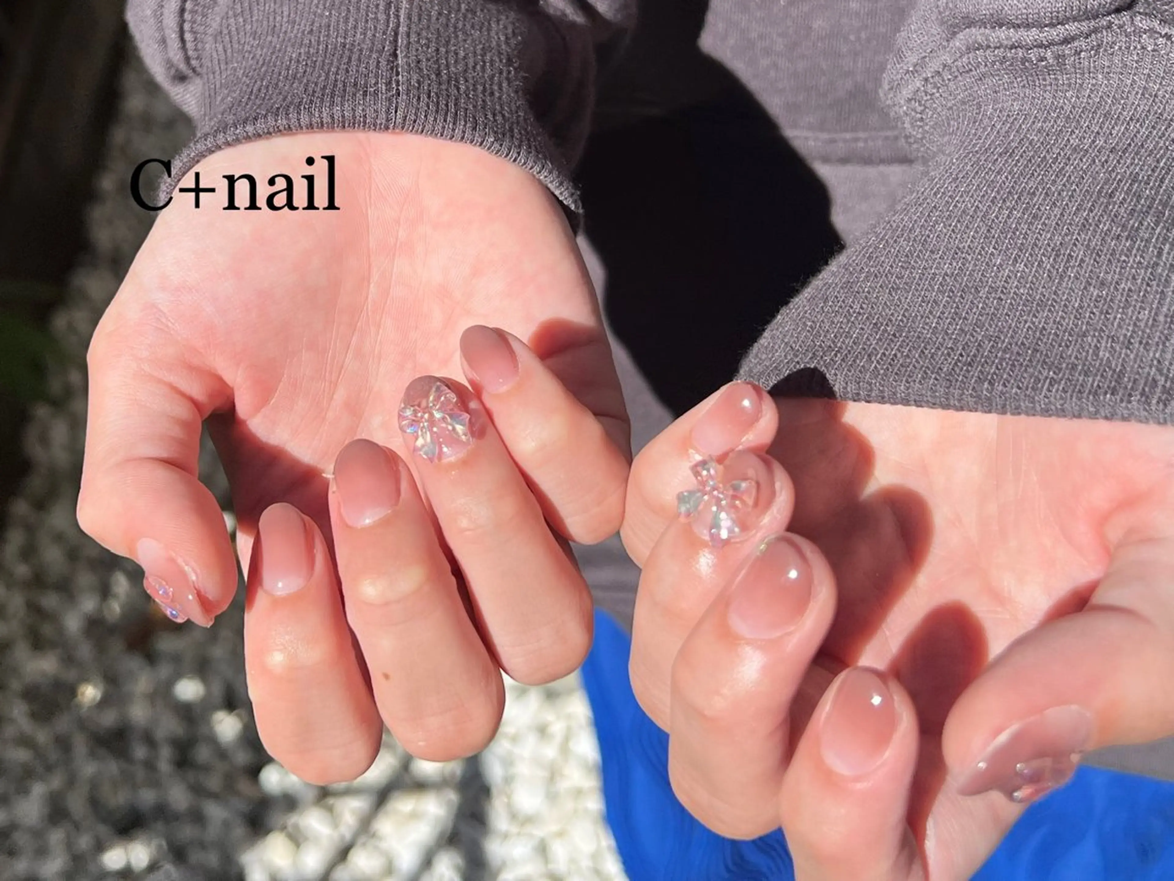 ネイル オーロラネイル グラデーション ハンドネイル ✴︎ C+nailのネイルデザイン