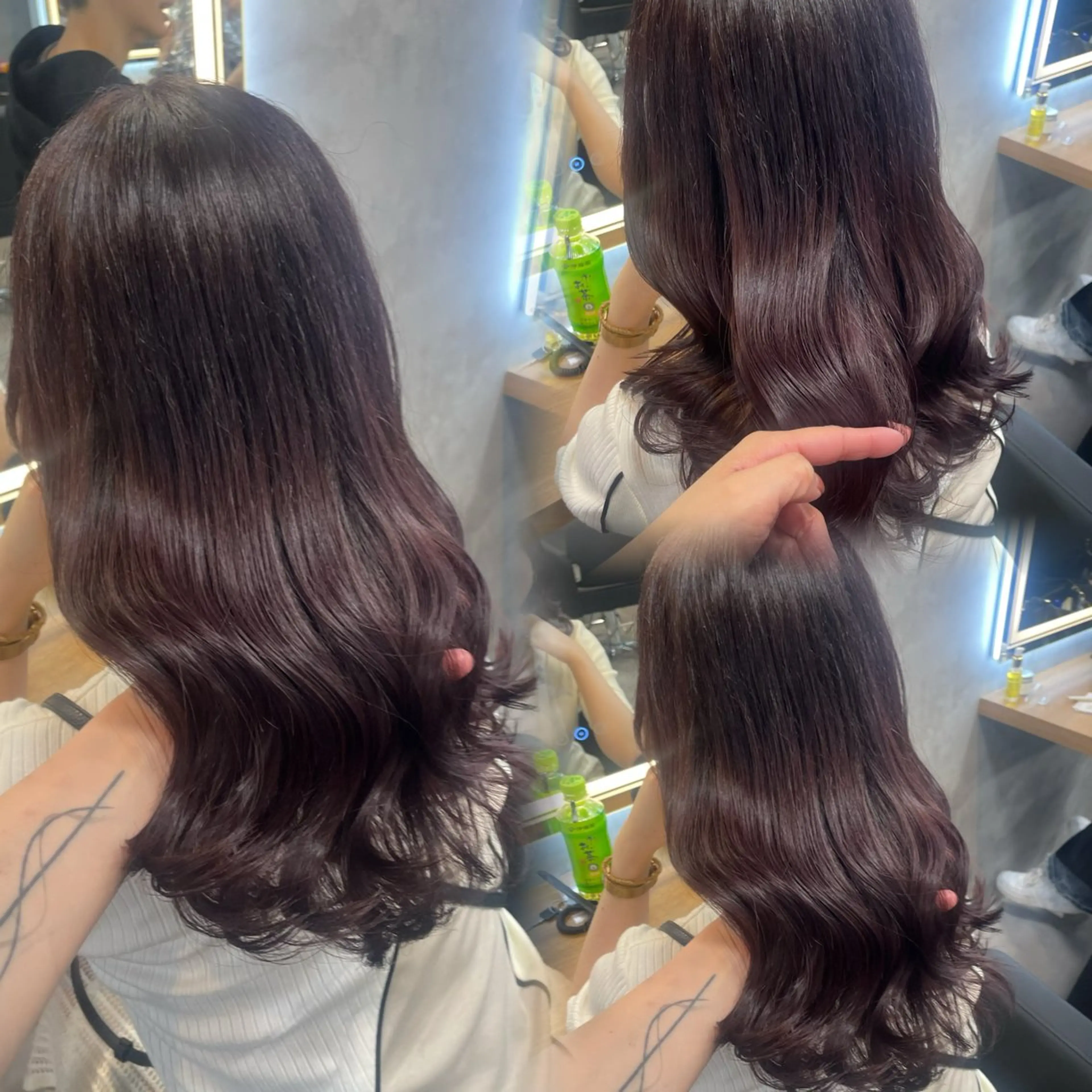 ロング カラー ヘアカラー トリートメント 透明感カラー/推しカ ラー☁️JURAのヘアスタイル