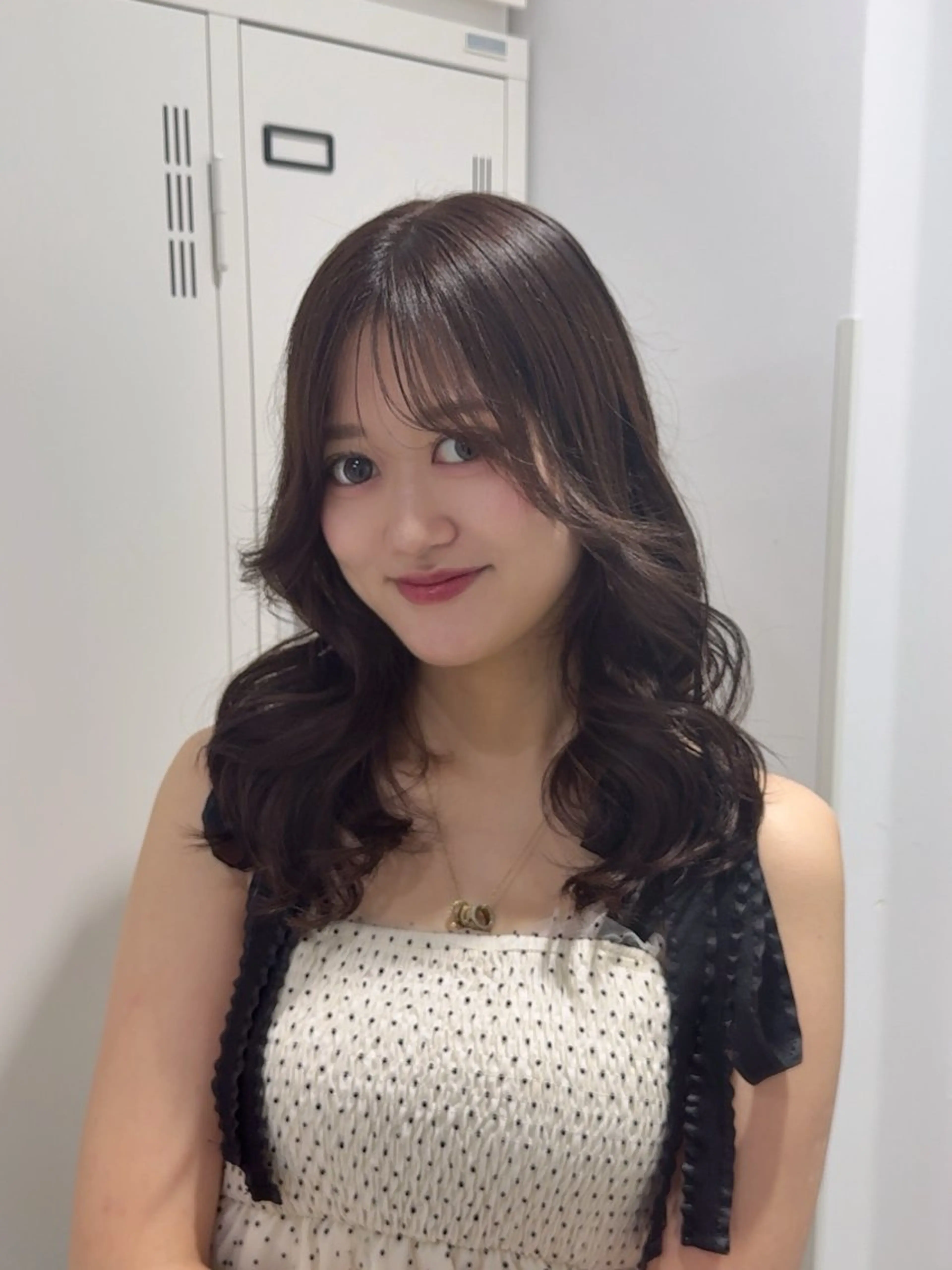 セミロング カラー ヘアカラー トリートメント 🎀藤沢 Brown ららのヘアスタイル